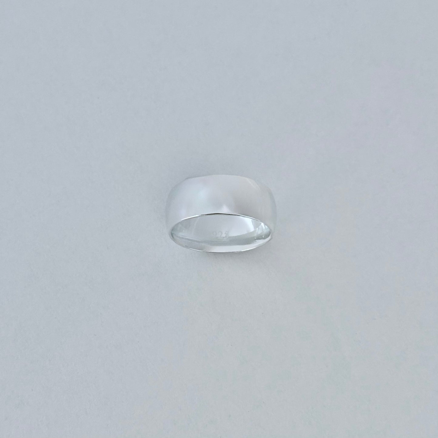 Sterling Silver Unisex High Polish 8MM Wedding Band, Stackable Ring, Silver Bands
