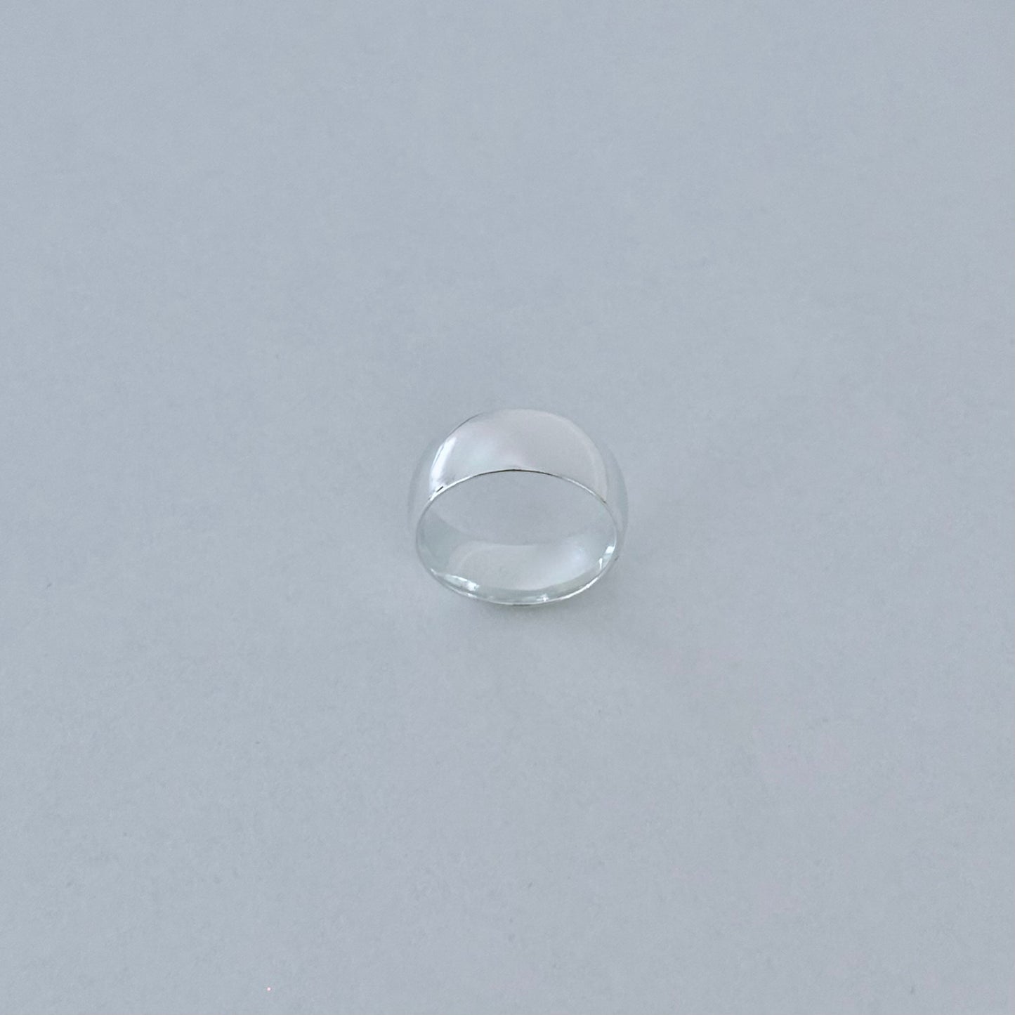 Sterling Silver Unisex High Polish 8MM Wedding Band, Stackable Ring, Silver Bands