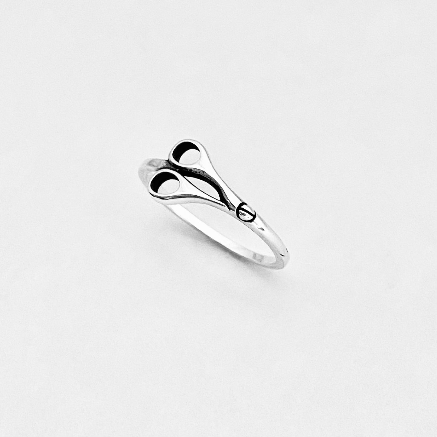 Sterling Silver Dainty Scissors Ring | Delicate Hairdresser, Barber & Hair Stylist Gift
