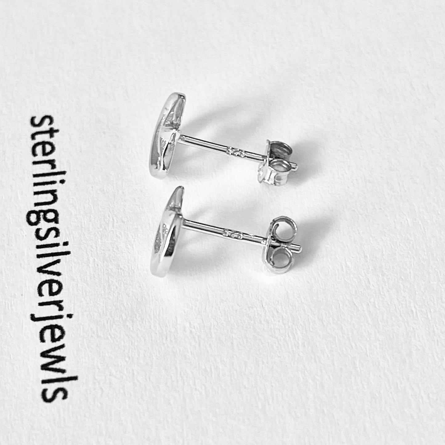 Sterling Silver Moon and Star Earring, Celestial Silver earring