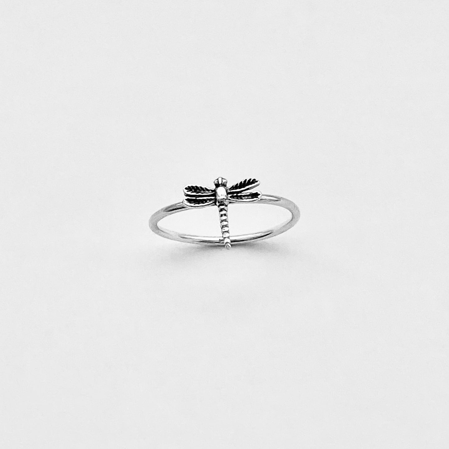 Sterling Silver Dainty Little Delicate Dragonfly Ring, Spirit Bugs, Silver Rings, Insect Bug