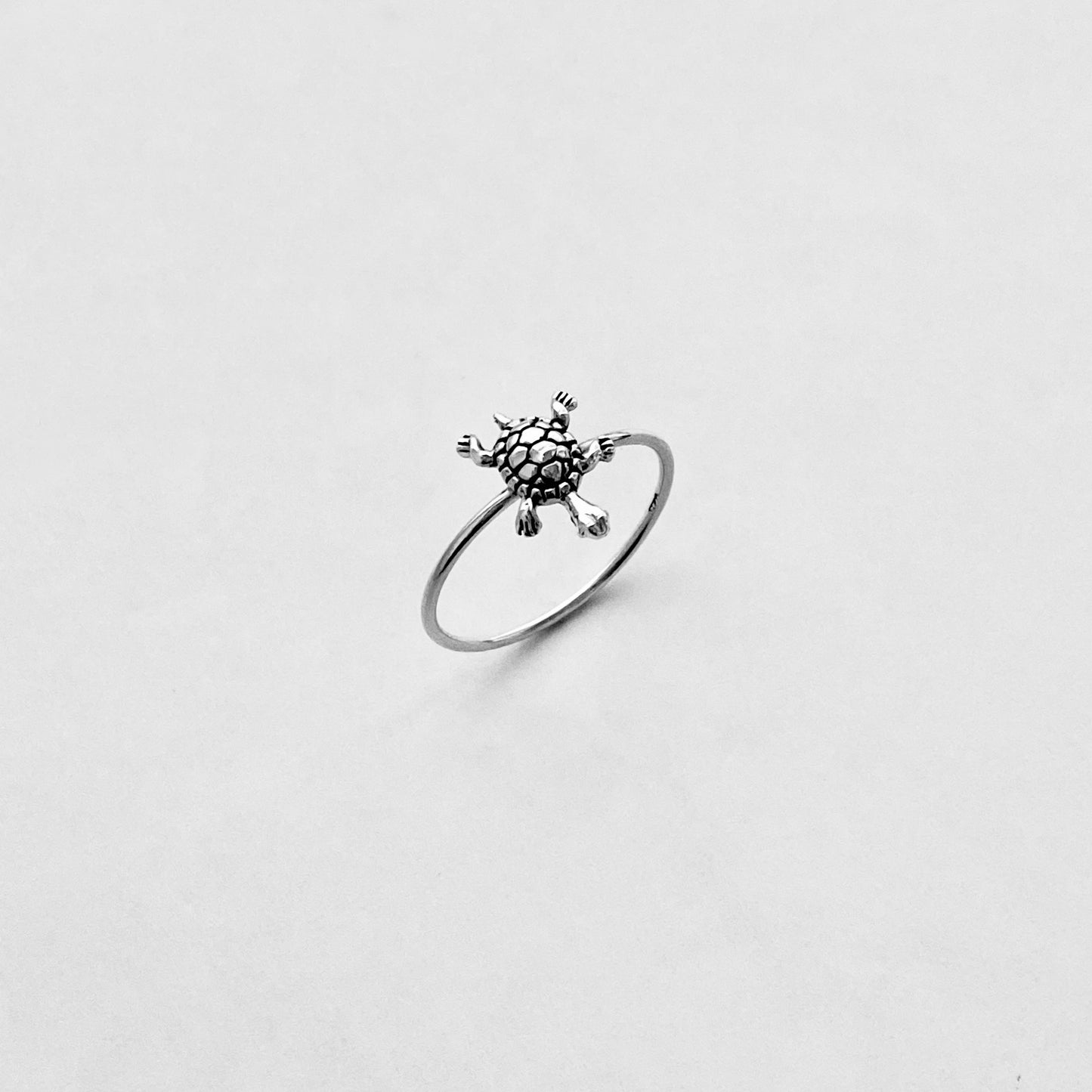 Sterling Silver Baby Turtle Ring | Ocean Beach Jewelry, Sea Animal Rings