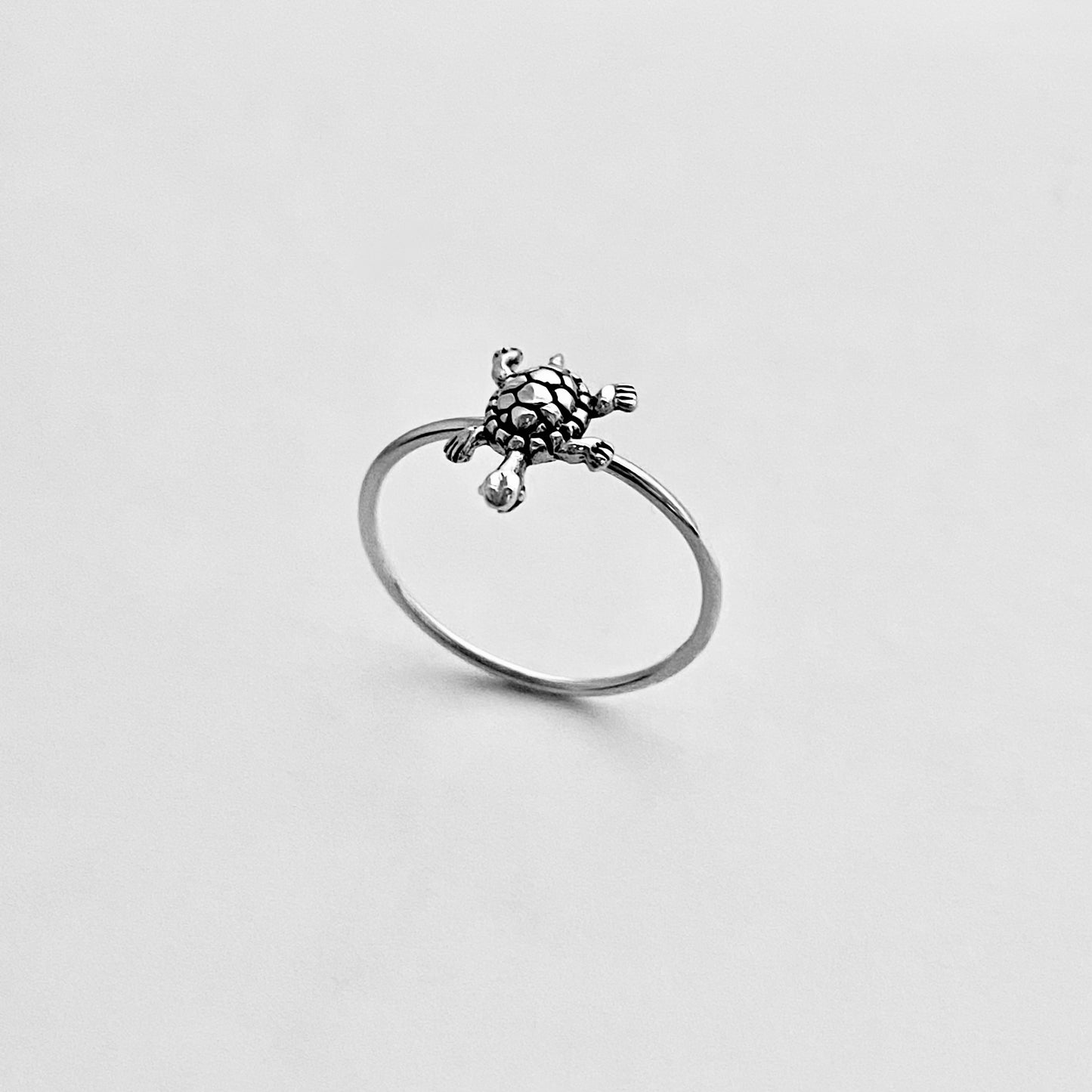 Sterling Silver Baby Turtle Ring | Ocean Beach Jewelry, Sea Animal Rings