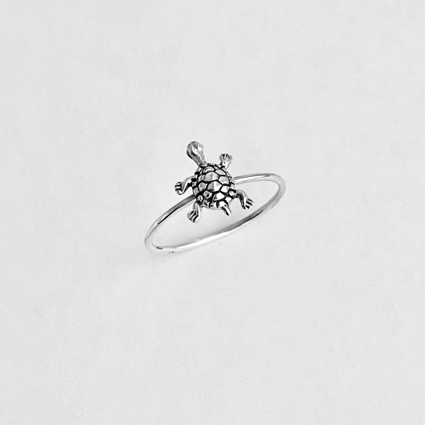 Sterling Silver Baby Turtle Ring | Ocean Beach Jewelry, Sea Animal Rings