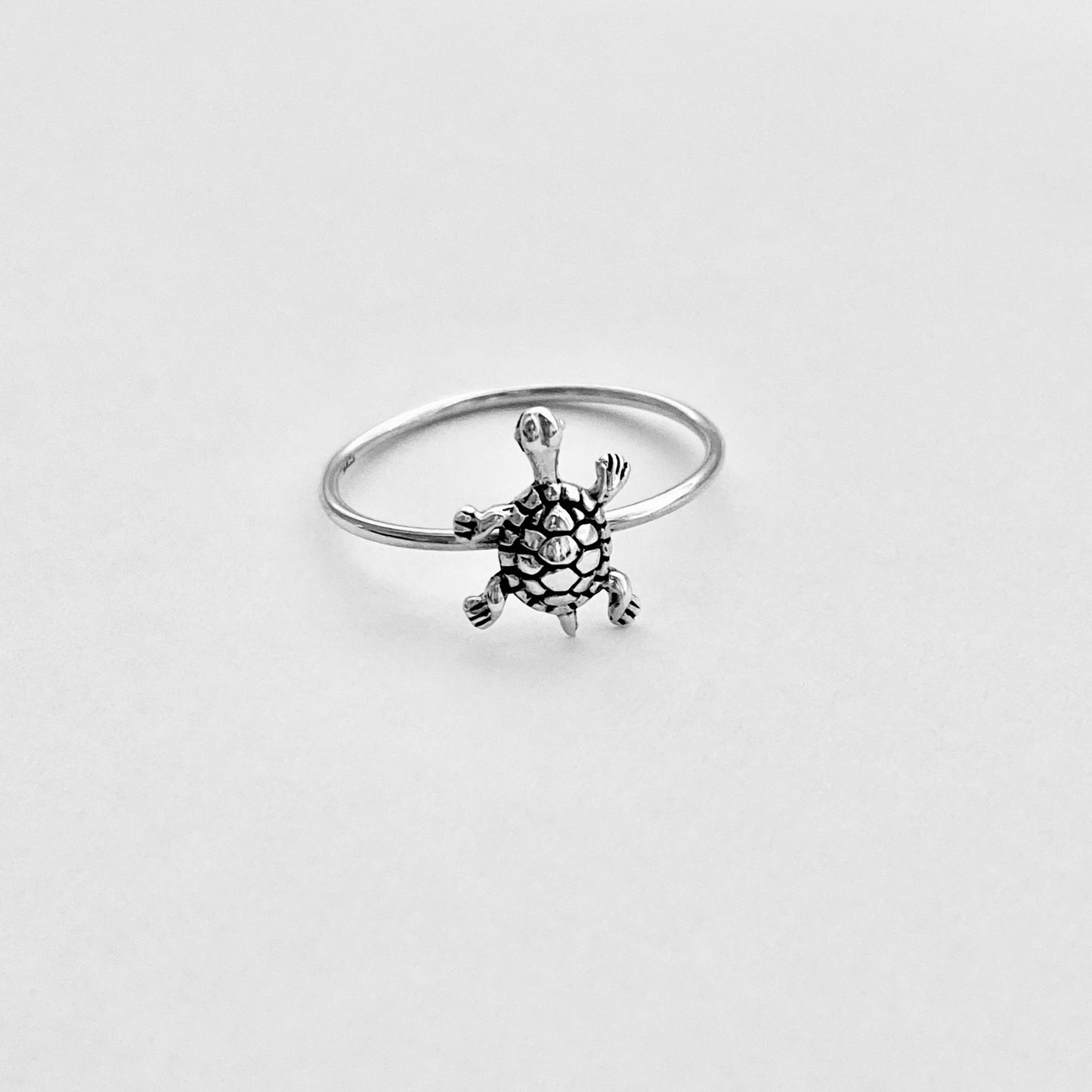 Sterling Silver Baby Turtle Ring | Ocean Beach Jewelry, Sea Animal Rings