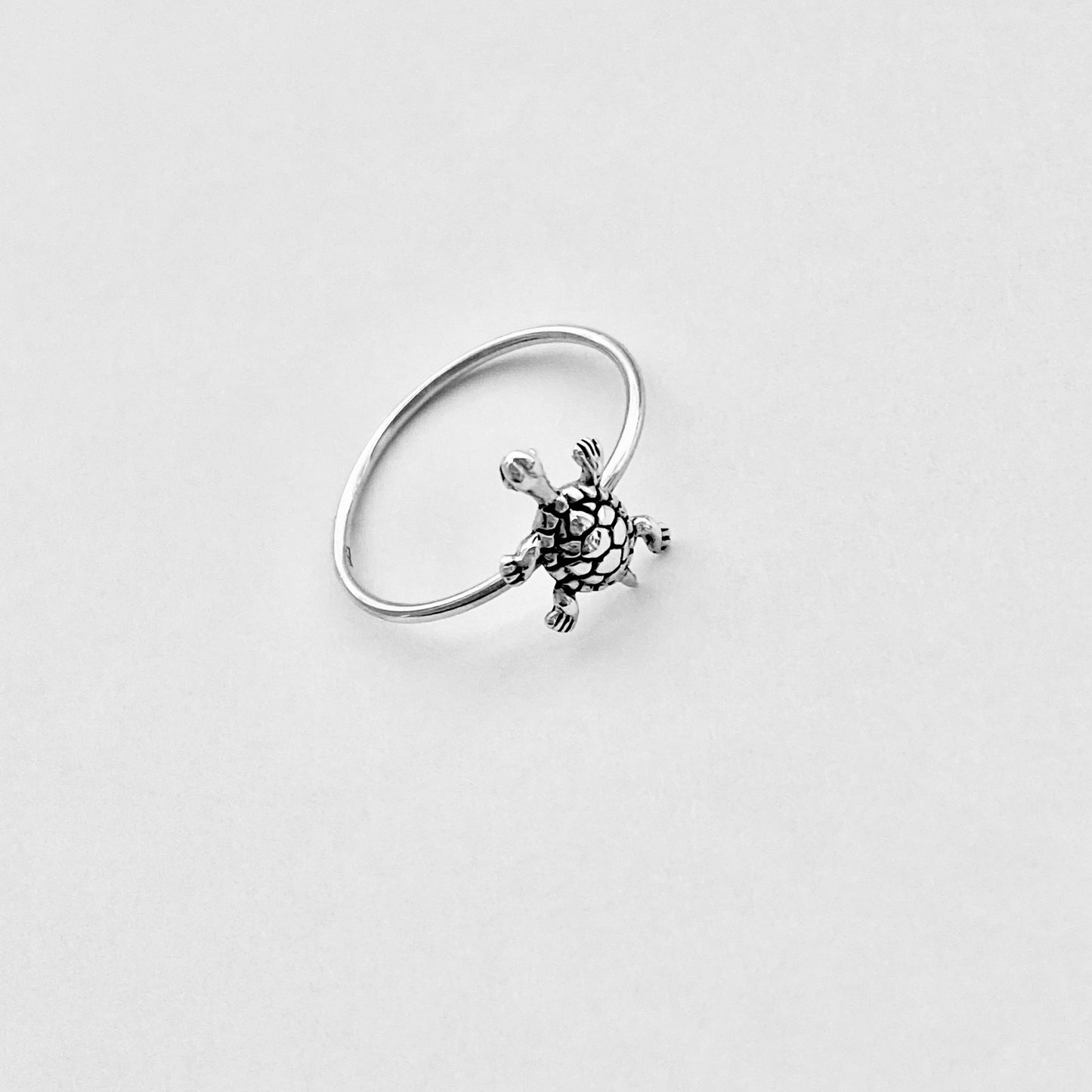 Sterling Silver Baby Turtle Ring | Ocean Beach Jewelry, Sea Animal Rings