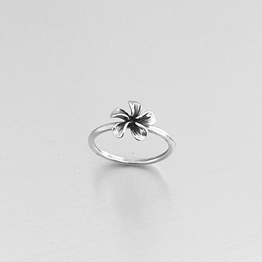 Sterling Silver Lily Flower Ring, Lily Ring, Silver Ring, Flower Rings