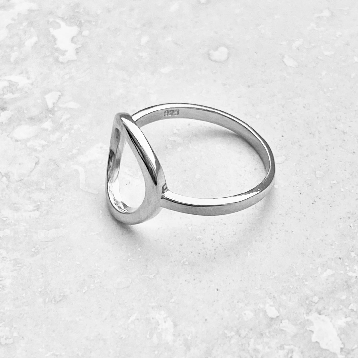925 Sterling Silver Statement Open Circle Ring | Circle of Life Halo Infinite Rings