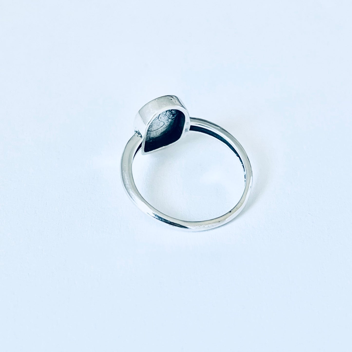Sterling Silver Celestial and Forest Ring, Nature Scenic Mountain Silver Rings