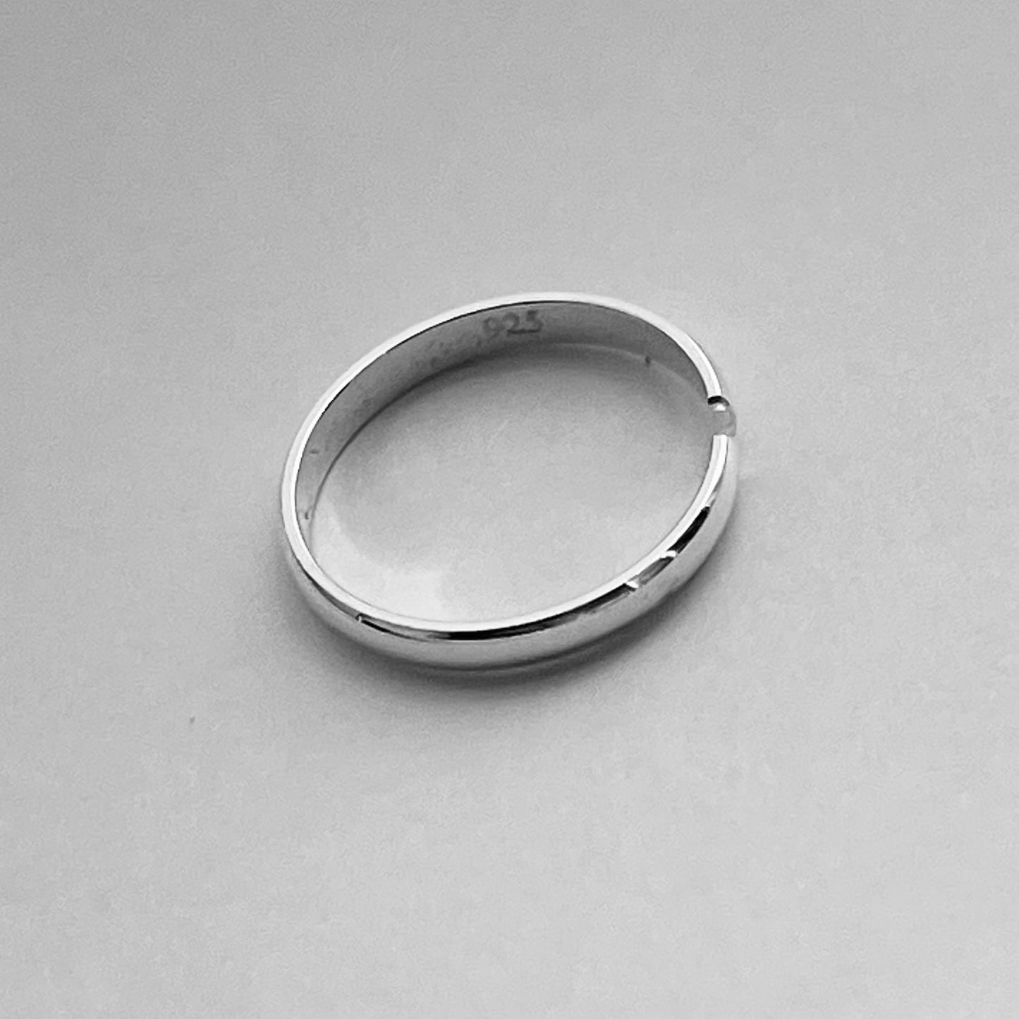 Sterling Silver High Polish Plain 2MM Band Toe Ring, Silver Rings, Silver Bands