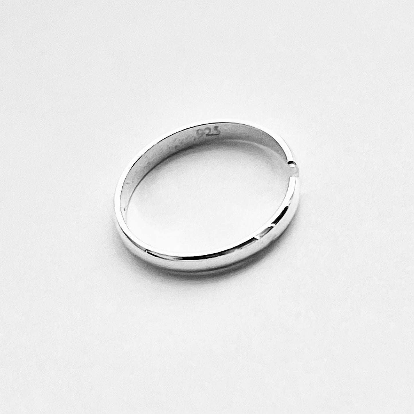 925 Sterling Silver Plain 2mm Band Toe Ring | Stackable Simple Plain Silver Bands