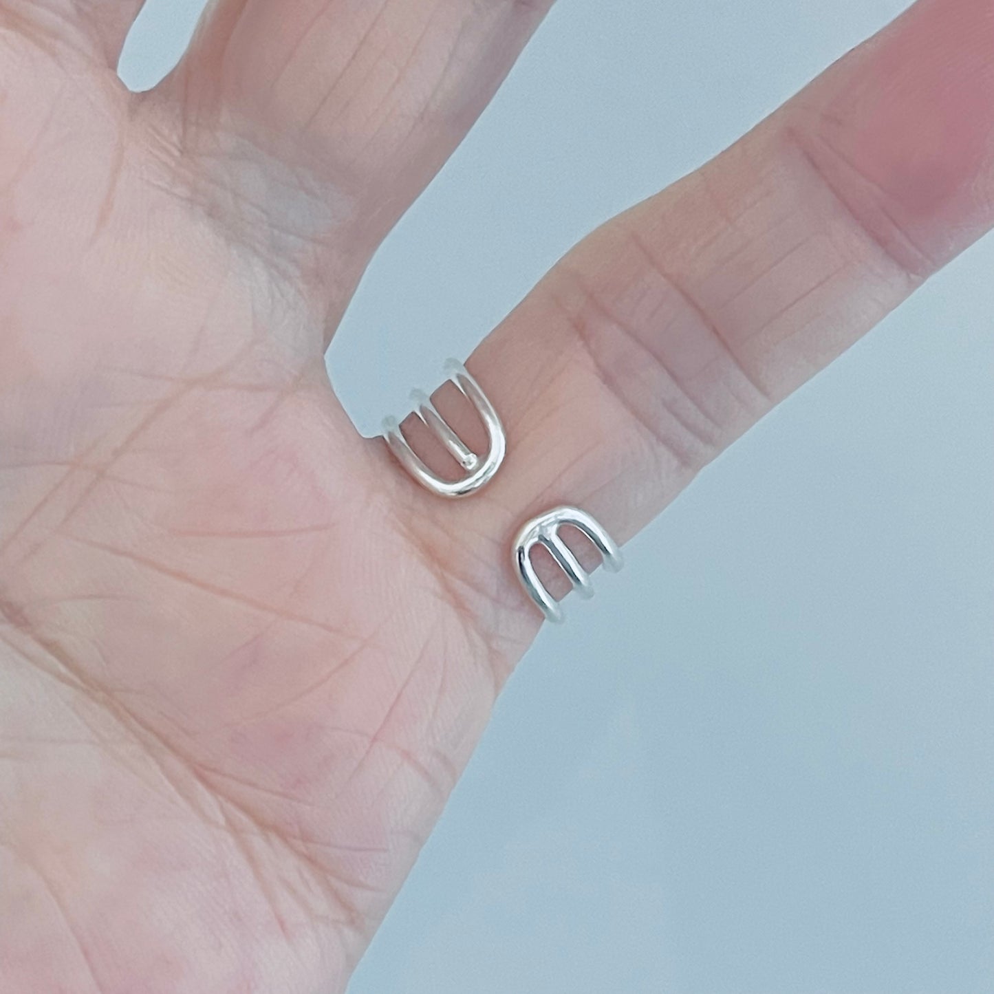 925 Sterling Silver Triple Band Cuff Toe Ring | Dainty & Stackable Silver Toe Ring