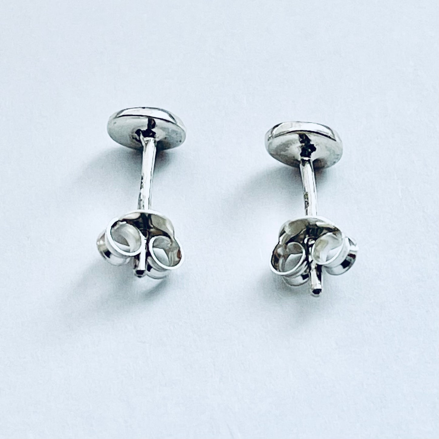 Sterling Silver Little Ladybug Stud Earring, Spirit Bugs, Silver Earrings, Insects