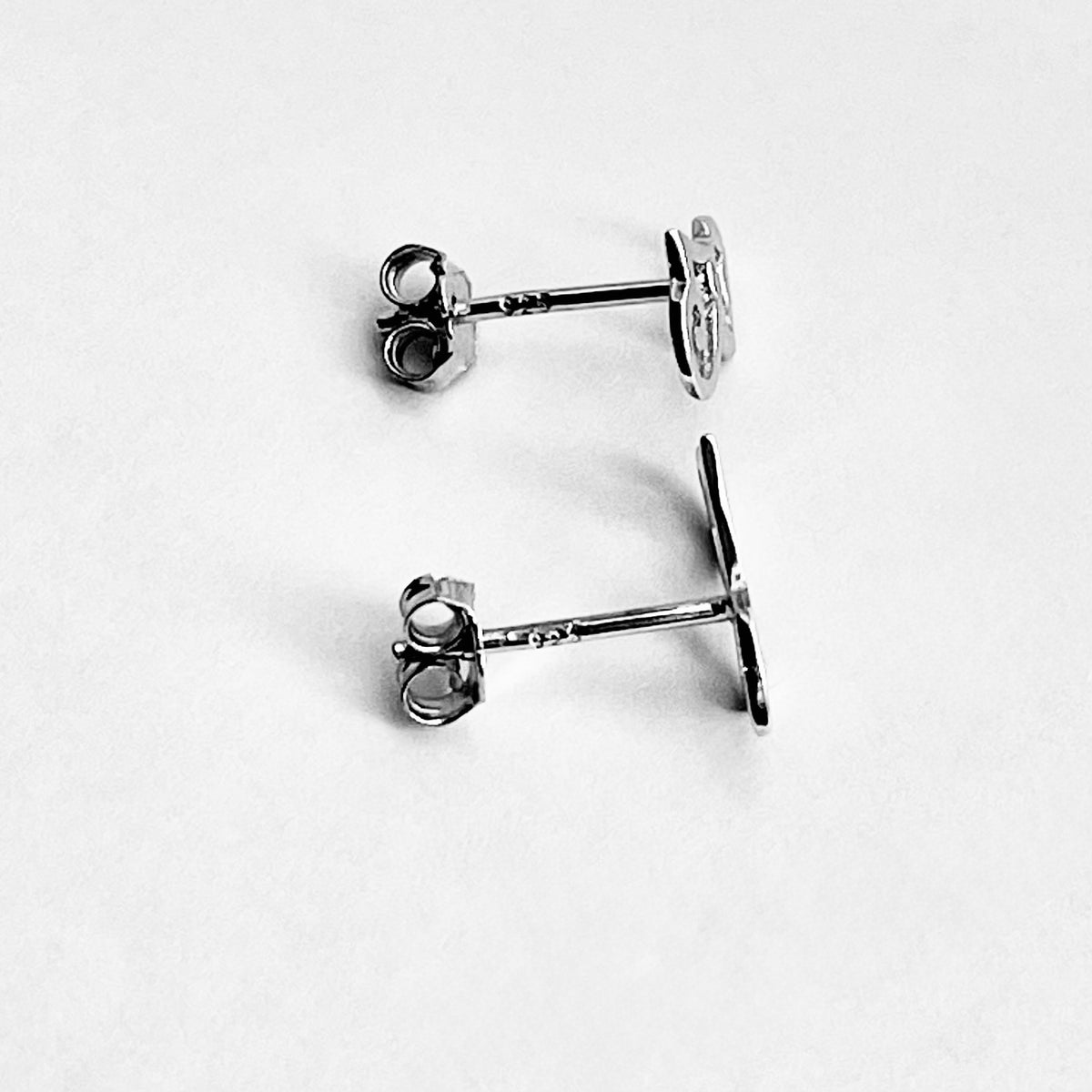 925 Sterling Silver Cut Out Cat Stud Earring | Delicate Kitty Silver Earrings