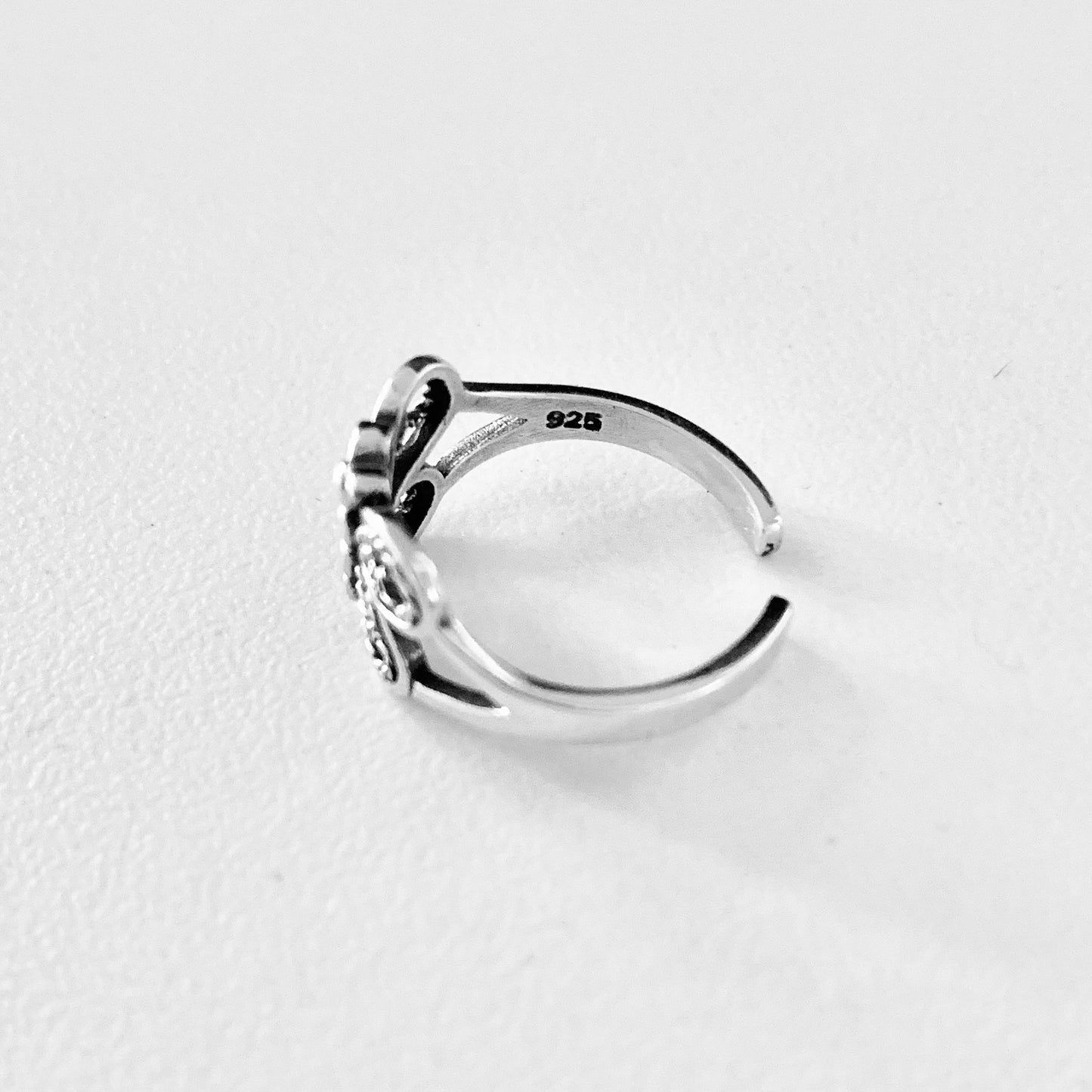 Sterling Silver Butterfly Toe Ring, Silver Rings, Spirit Bug Ring