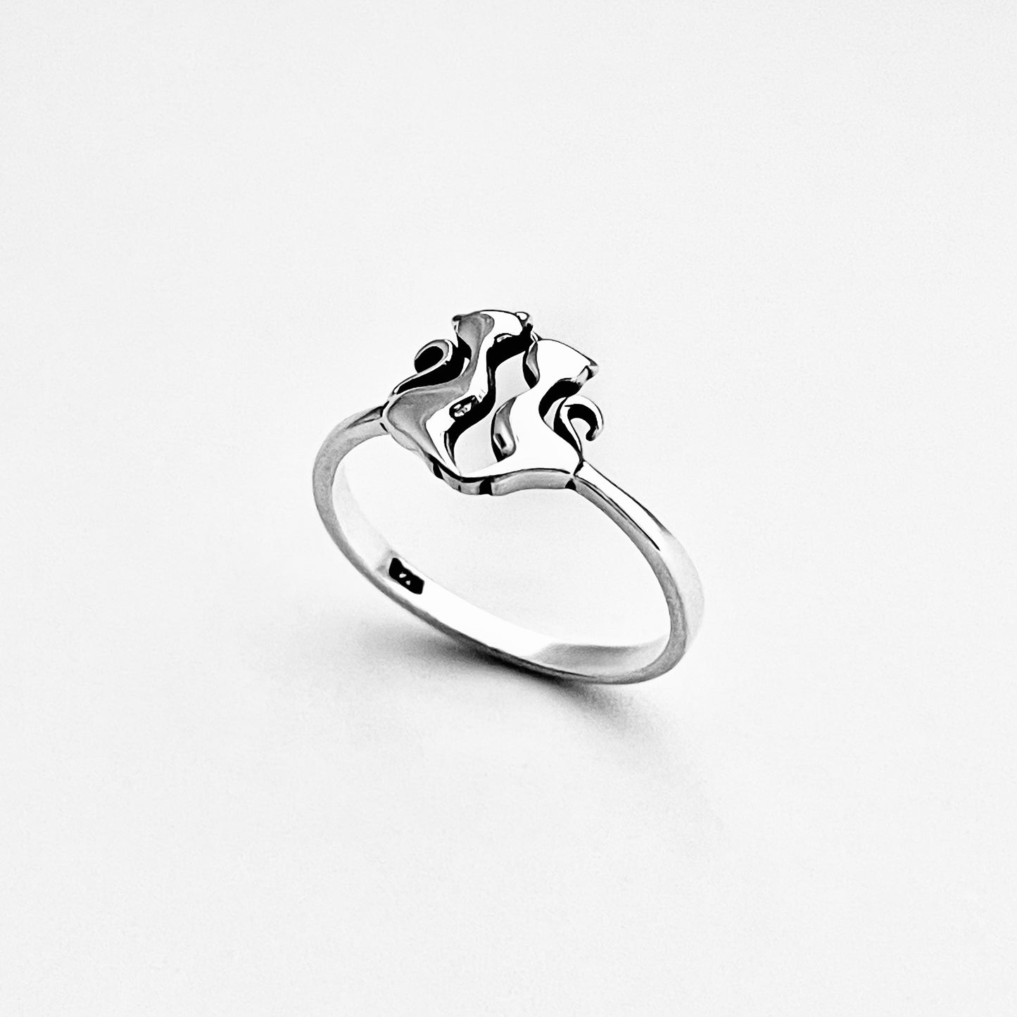 925 Sterling Silver Cat and Kitten Ring – Pet Animal Jewelry, Kitty Cats