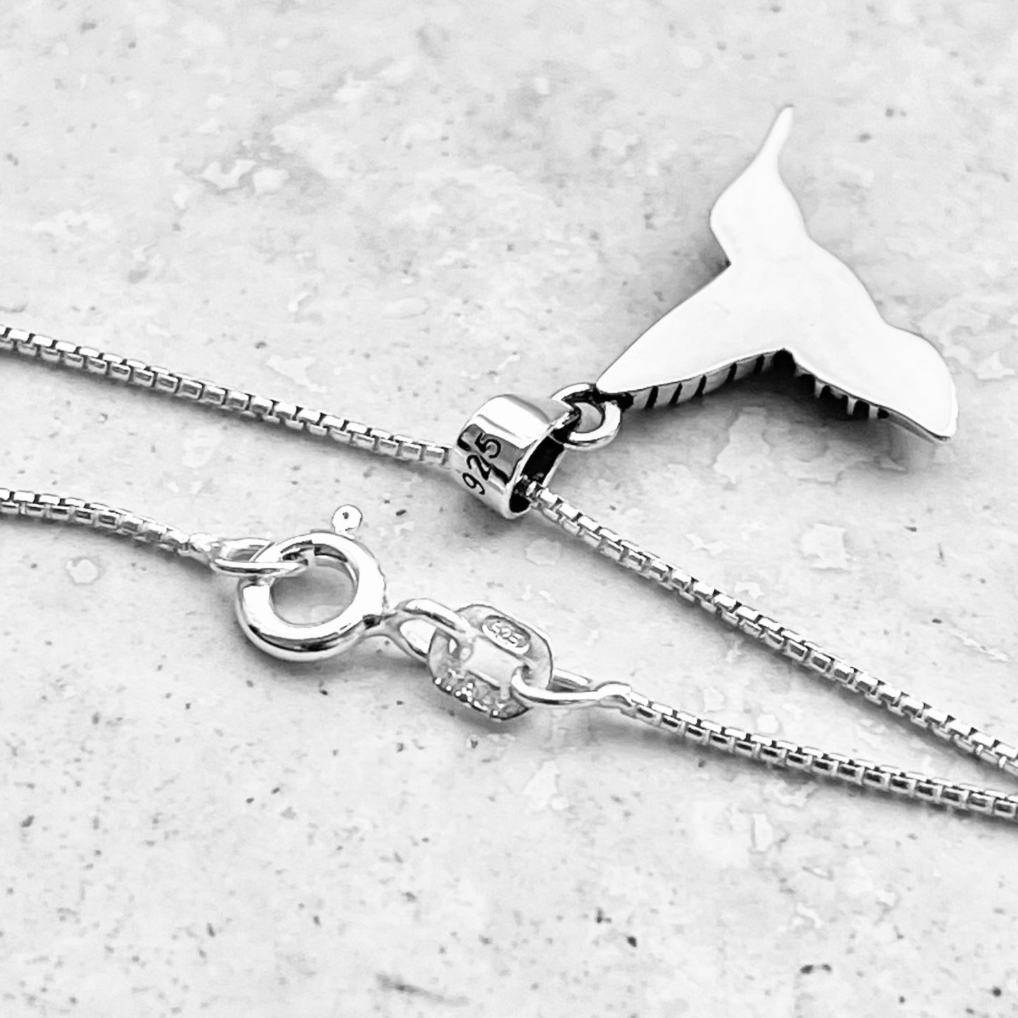 Sterling Silver Little Hummingbird Necklace, Silver Necklaces, Spirit Bird Chain