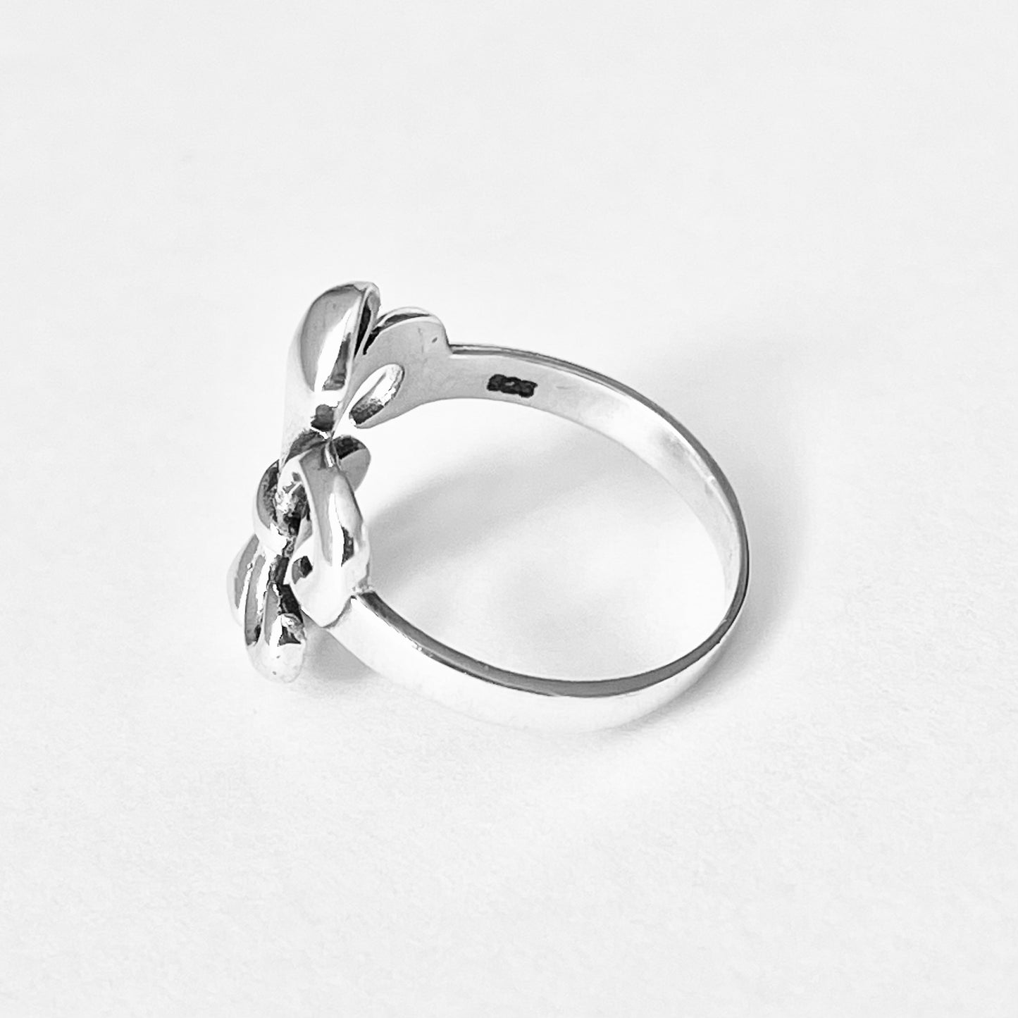 Sterling Silver Fleur De Lis Ring, Saints Ring, Flower Lily Rings, France