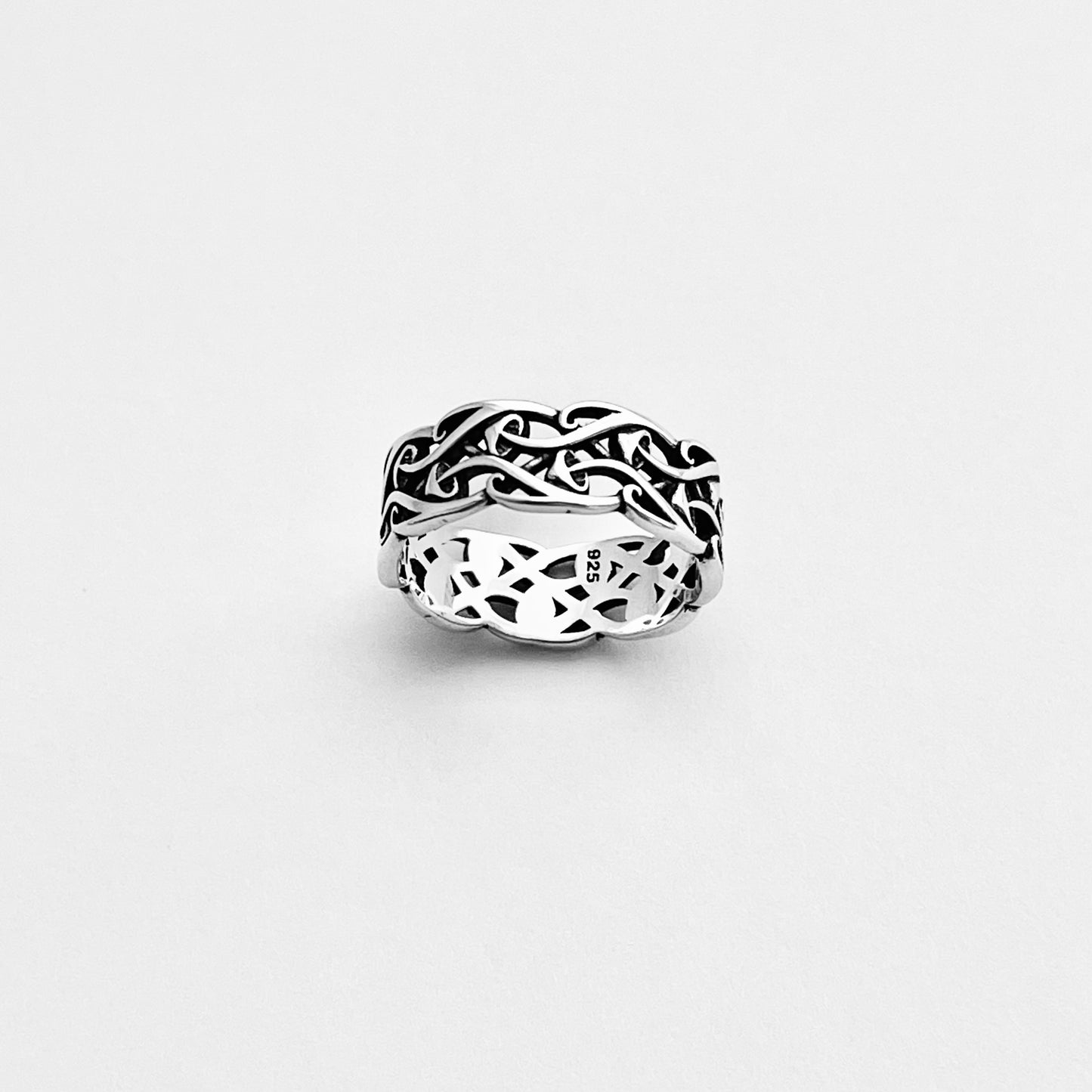 Sterling Silver Baby Mushroom Band Ring, Unisex Wedding Band, Fungus Vegetables