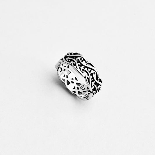 Sterling Silver Baby Mushroom Band Ring, Unisex Wedding Band, Fungus Vegetables