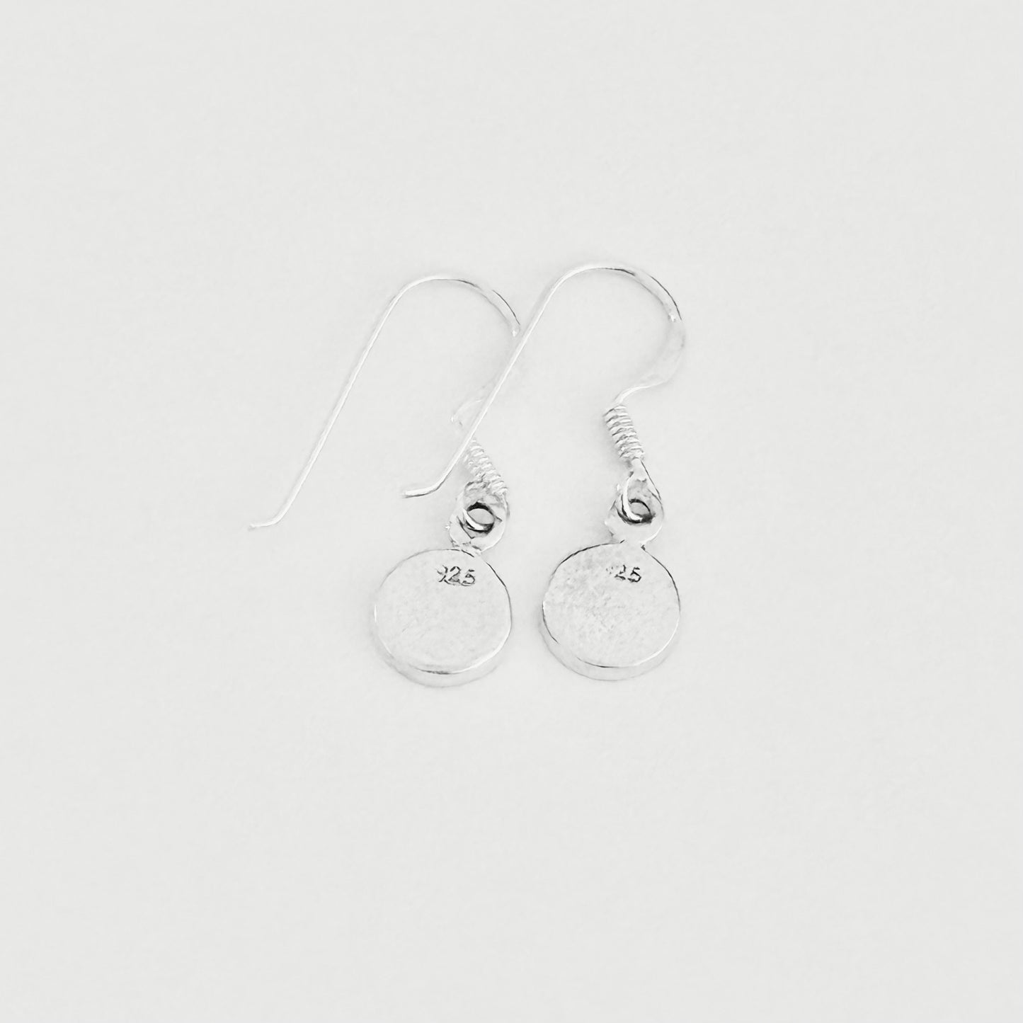 925 Sterling Silver OM Dangle Earrings | Yoga & Religious Jewelry