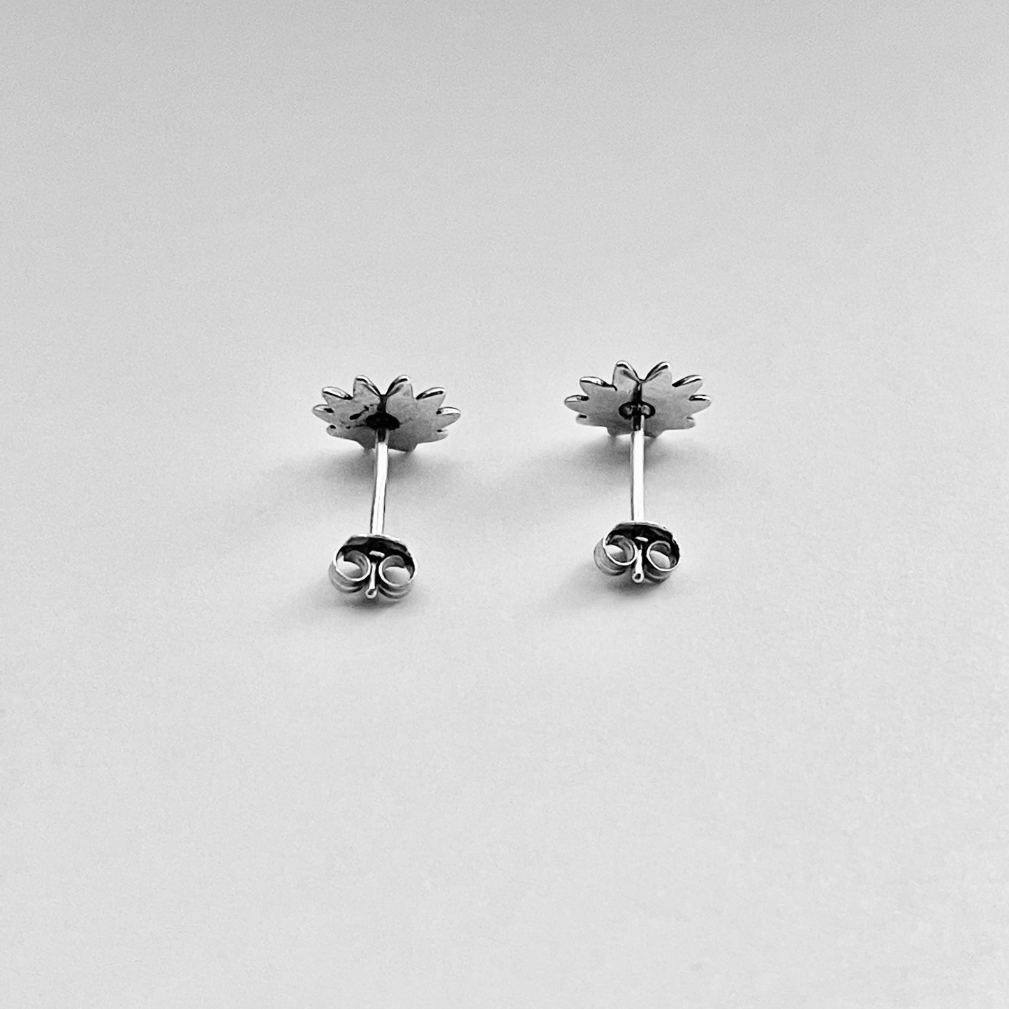 Sterling Silver Sunflower Earrings, Flower Earring, Stud Earrings, Happy Flowers