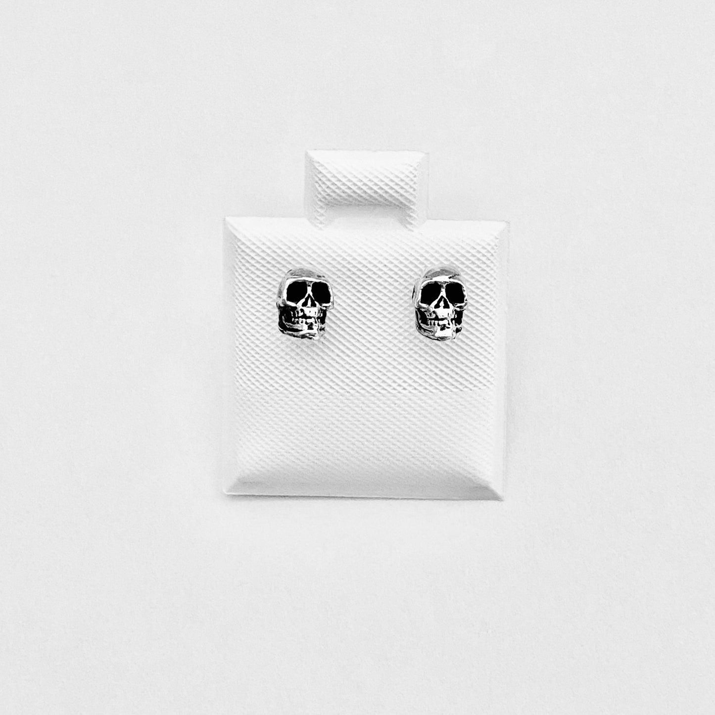 925 Sterling Silver Unisex Skull Stud Earrings | Skeleton & Gothic Jewelry