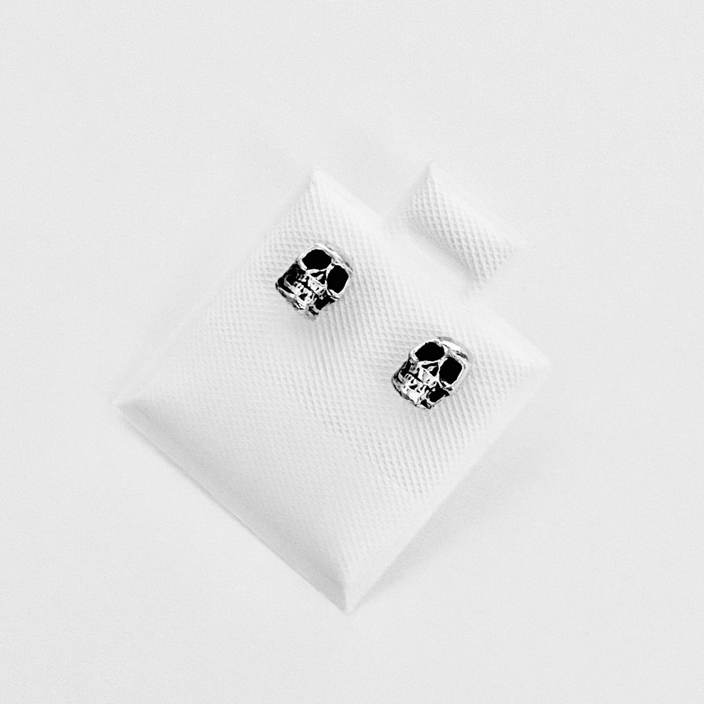 925 Sterling Silver Unisex Skull Stud Earrings | Skeleton & Gothic Jewelry