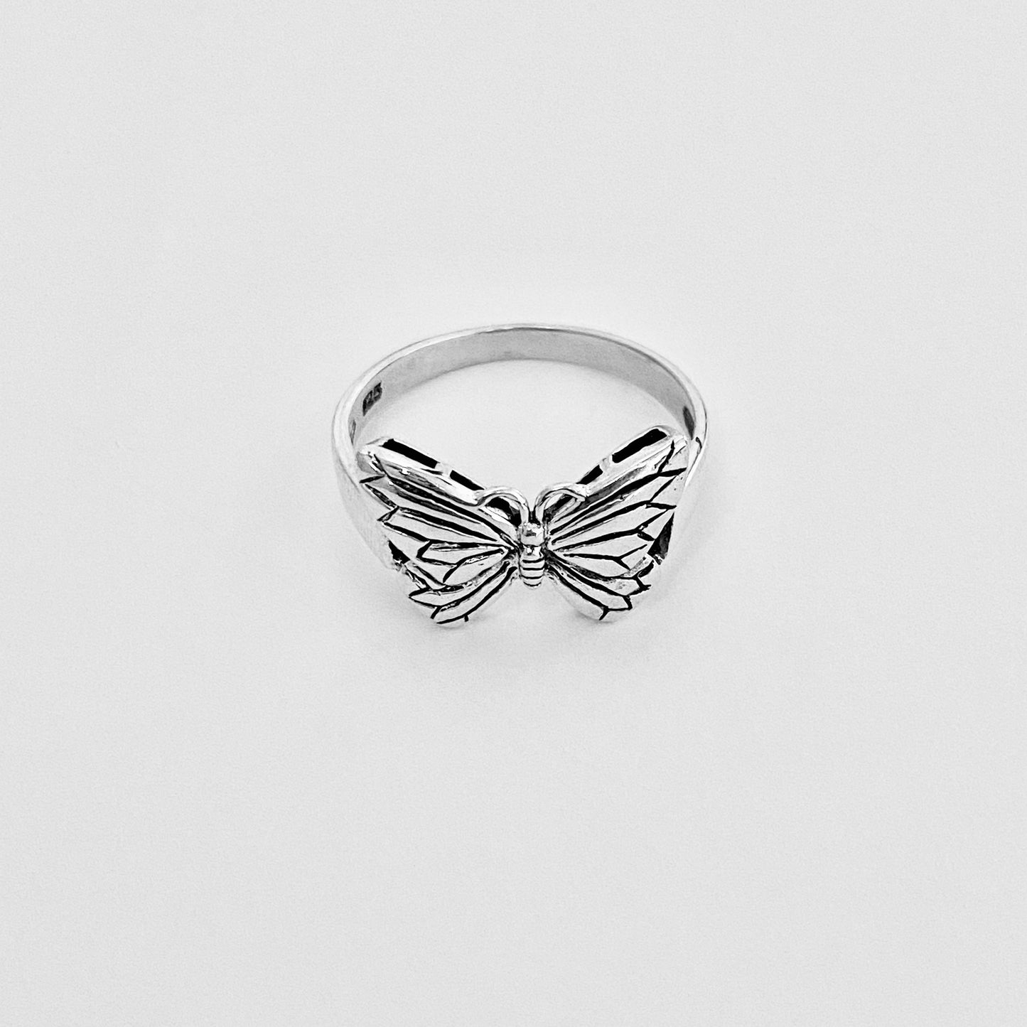 925 Sterling Silver Butterfly Ring | Spiritual & Nature-Inspired Silver Ring