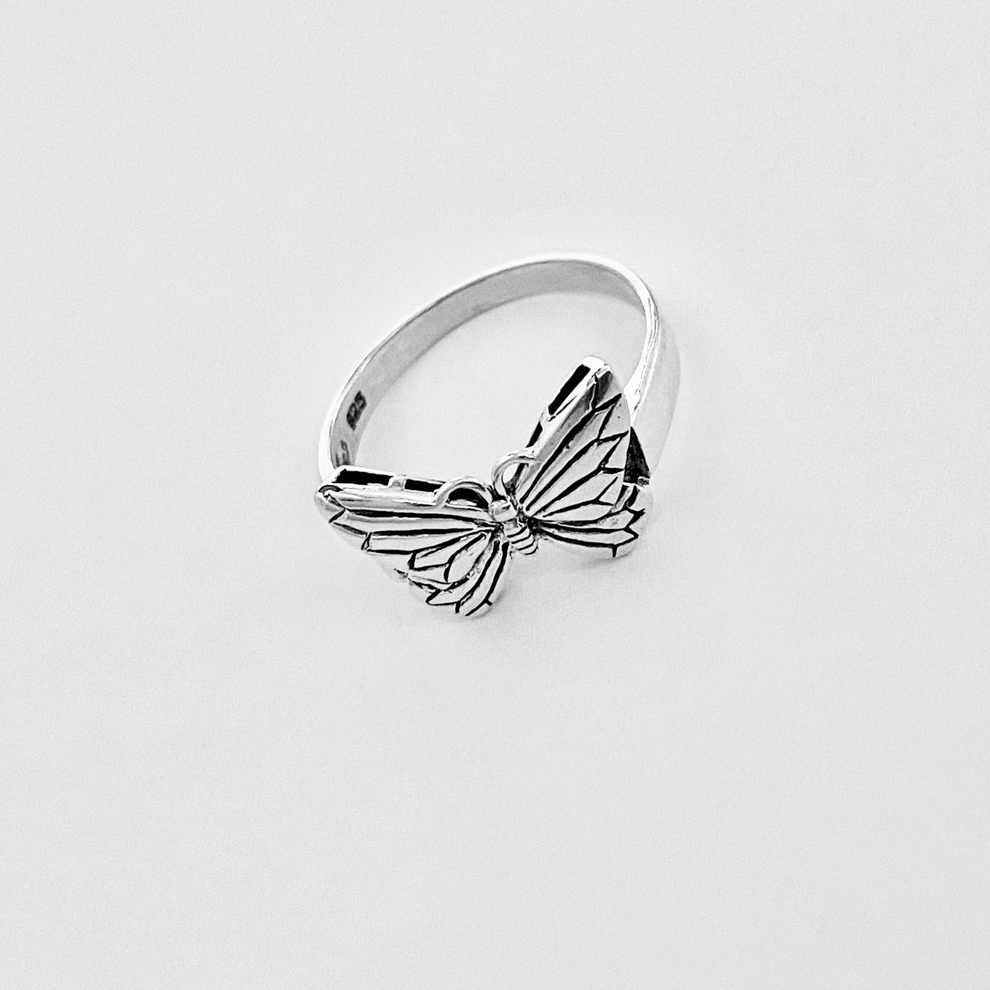 925 Sterling Silver Butterfly Ring | Spiritual & Nature-Inspired Silver Ring