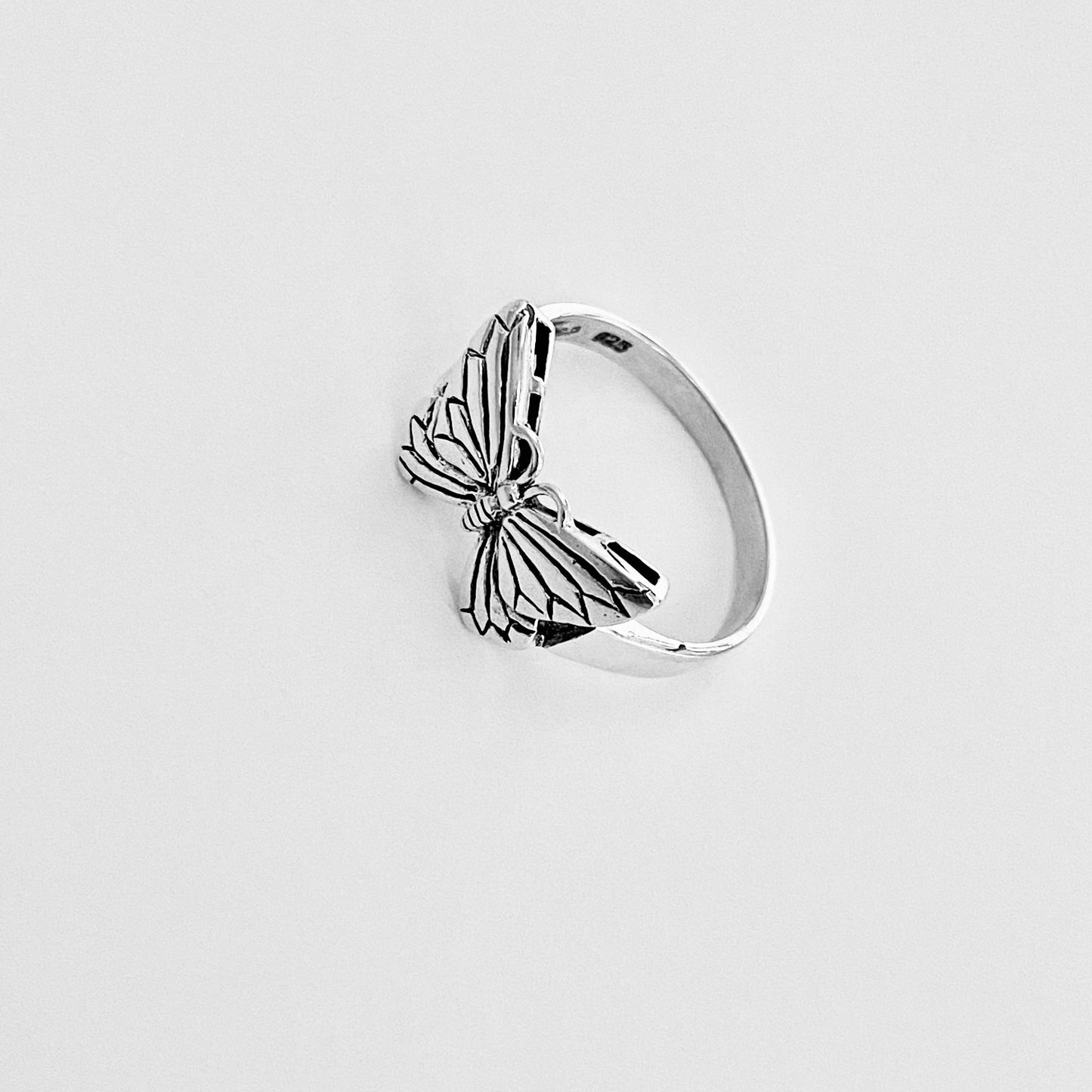 925 Sterling Silver Butterfly Ring | Spiritual & Nature-Inspired Silver Ring