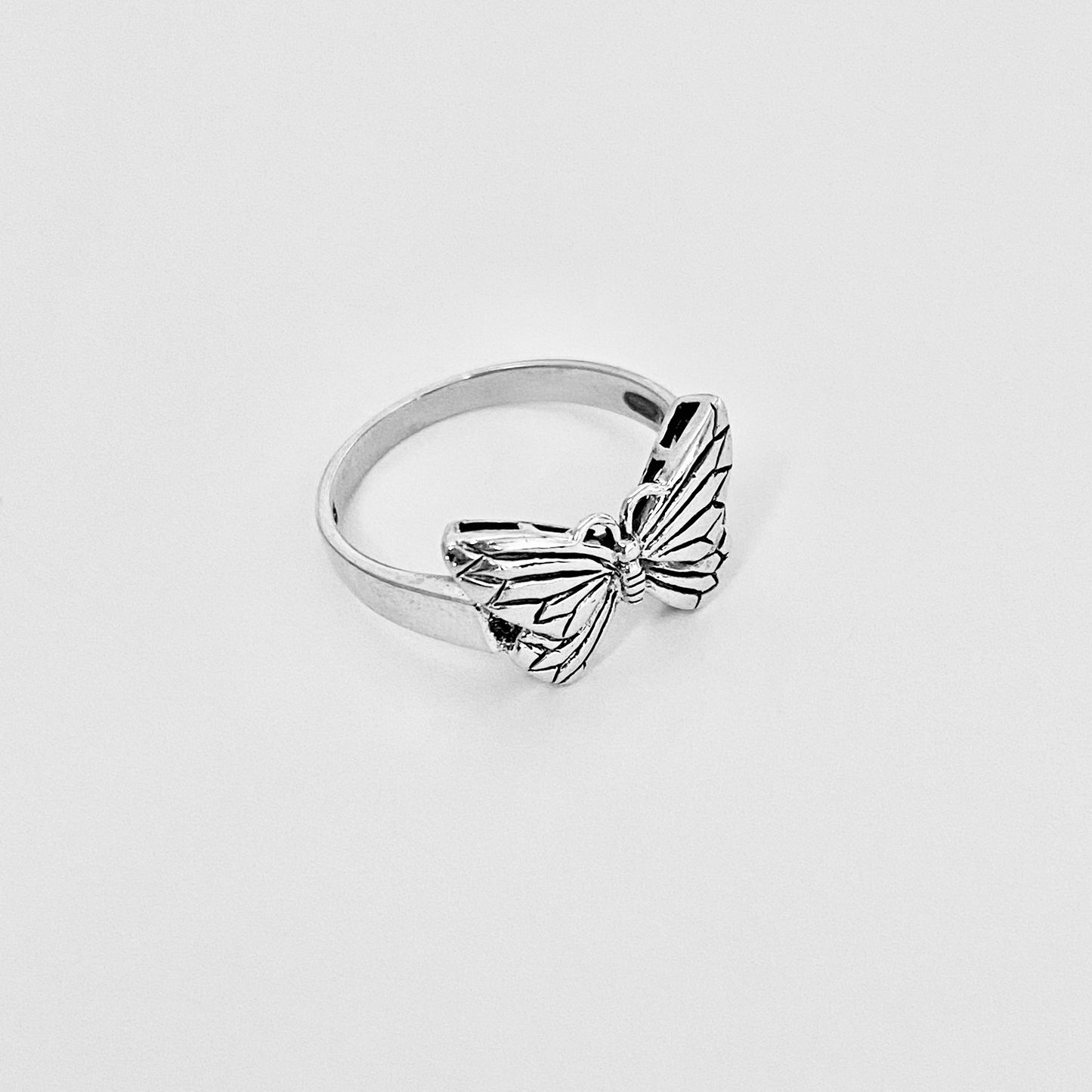925 Sterling Silver Butterfly Ring | Spiritual & Nature-Inspired Silver Ring