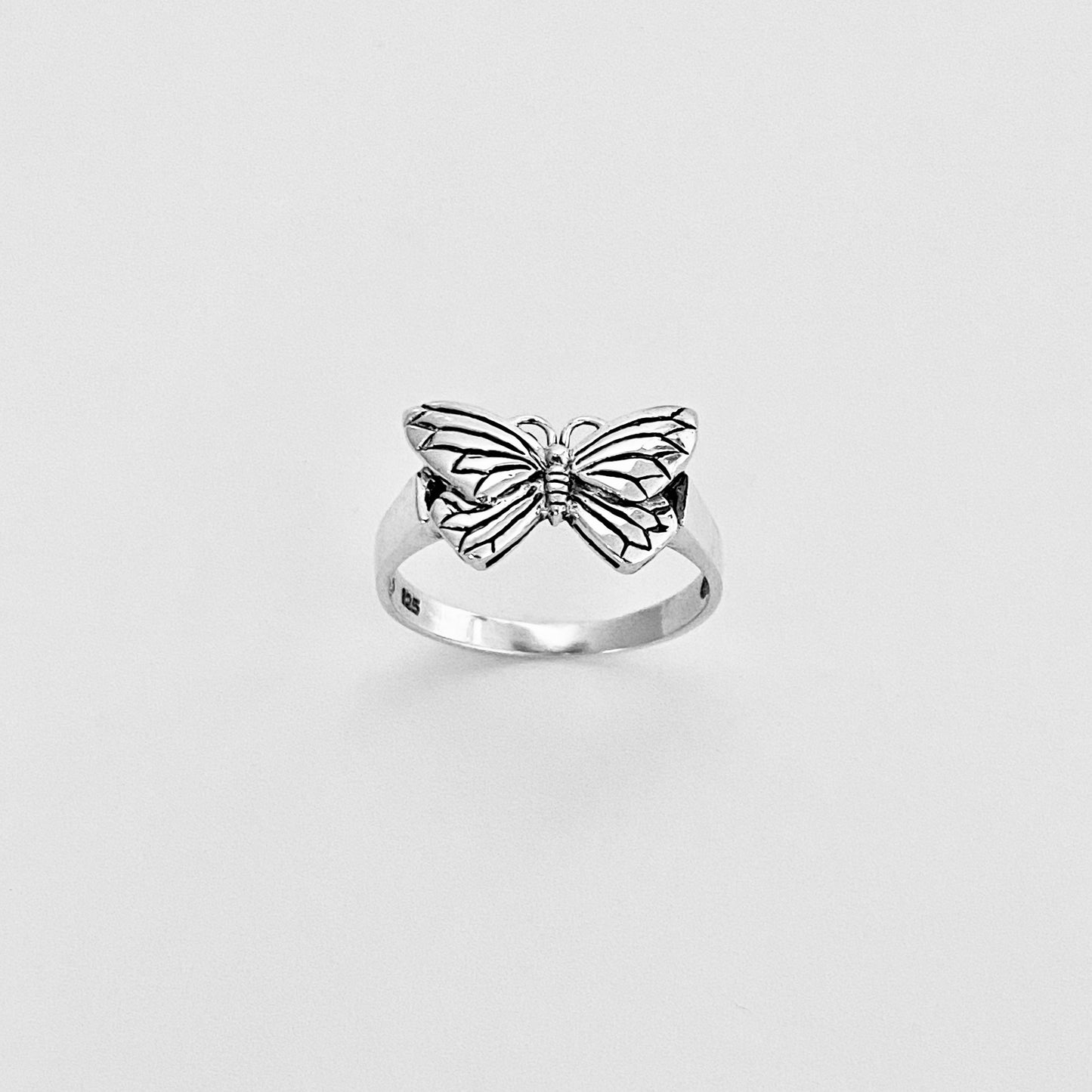 925 Sterling Silver Butterfly Ring | Spiritual & Nature-Inspired Silver Ring