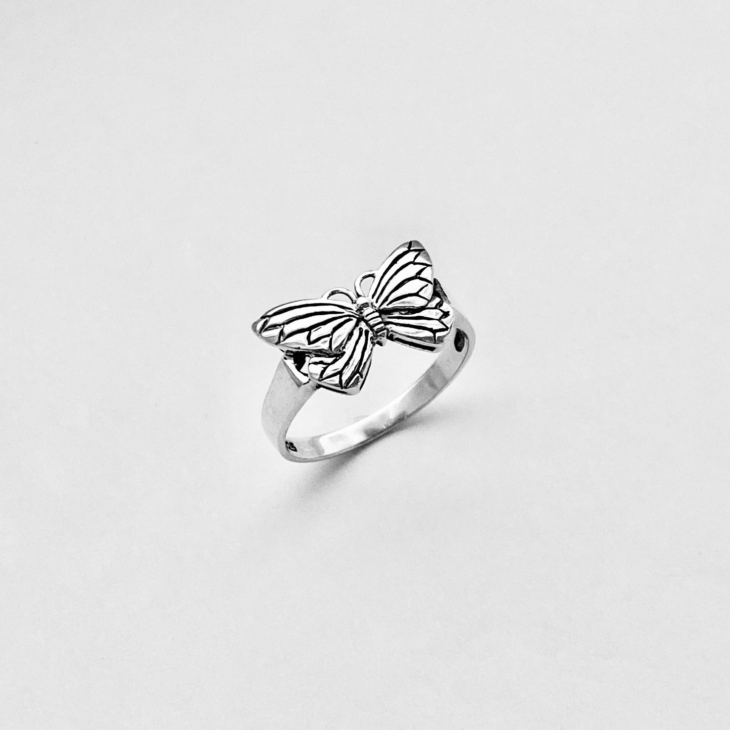 925 Sterling Silver Butterfly Ring | Spiritual & Nature-Inspired Silver Ring