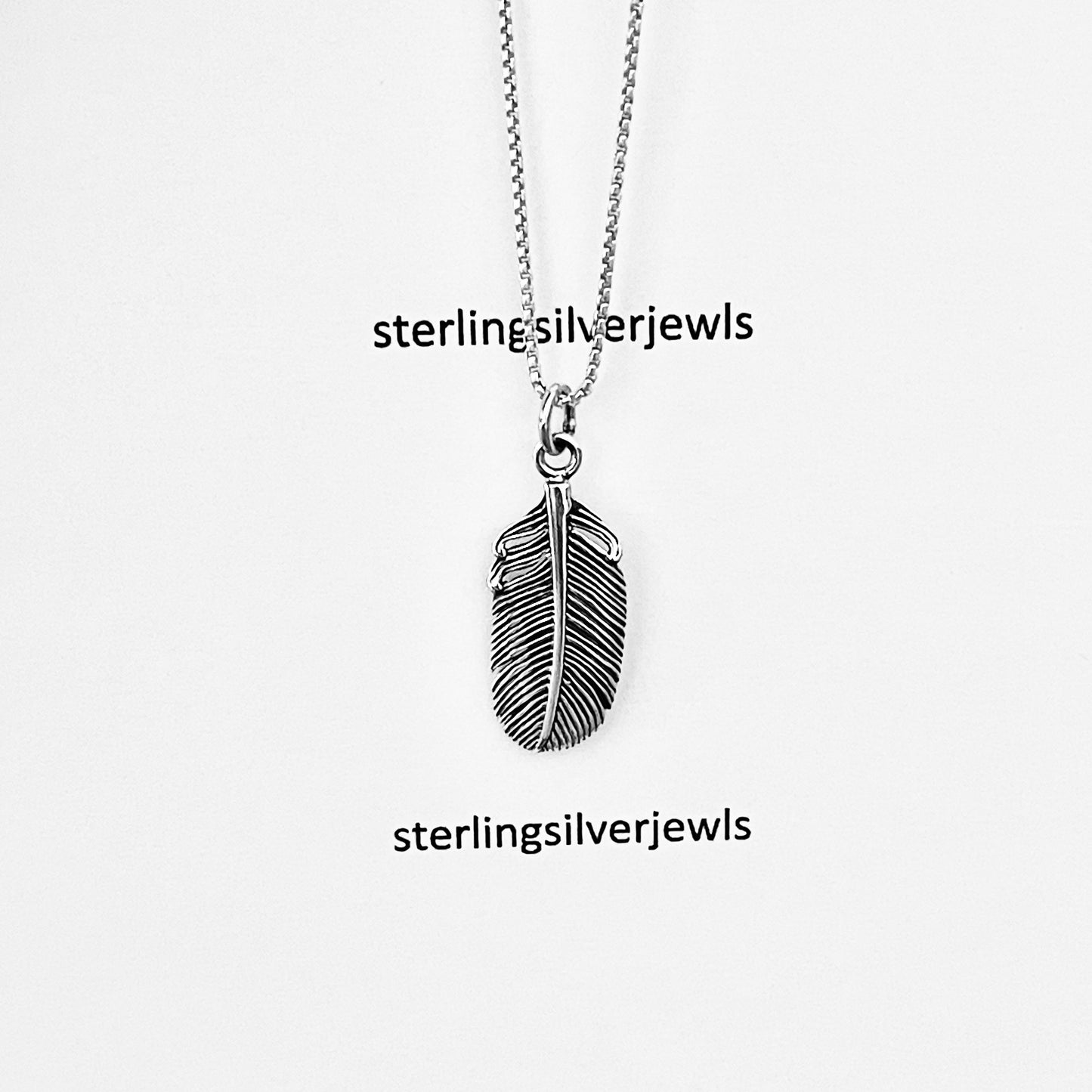 925 Sterling Silver Feather Necklace | Angel Wing & Boho Jewelry
