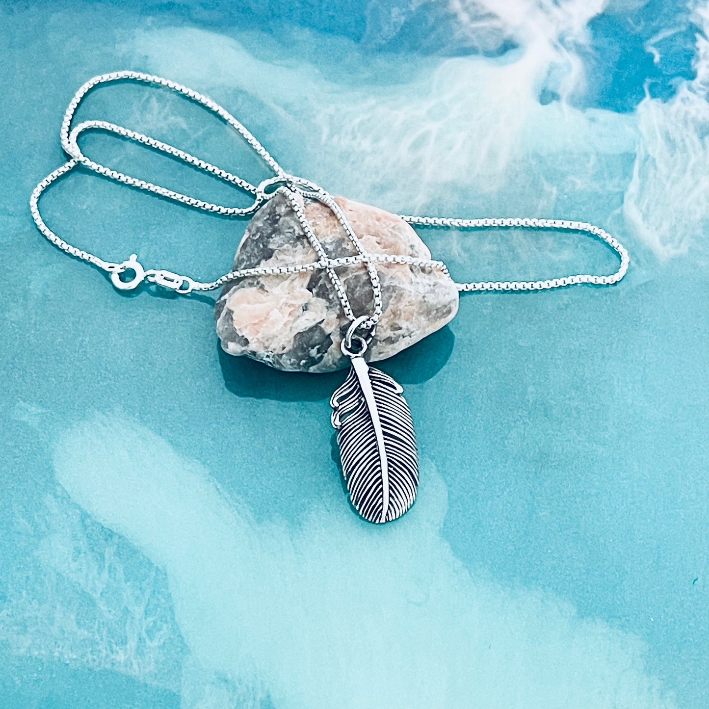 925 Sterling Silver Feather Necklace | Angel Wing & Boho Jewelry