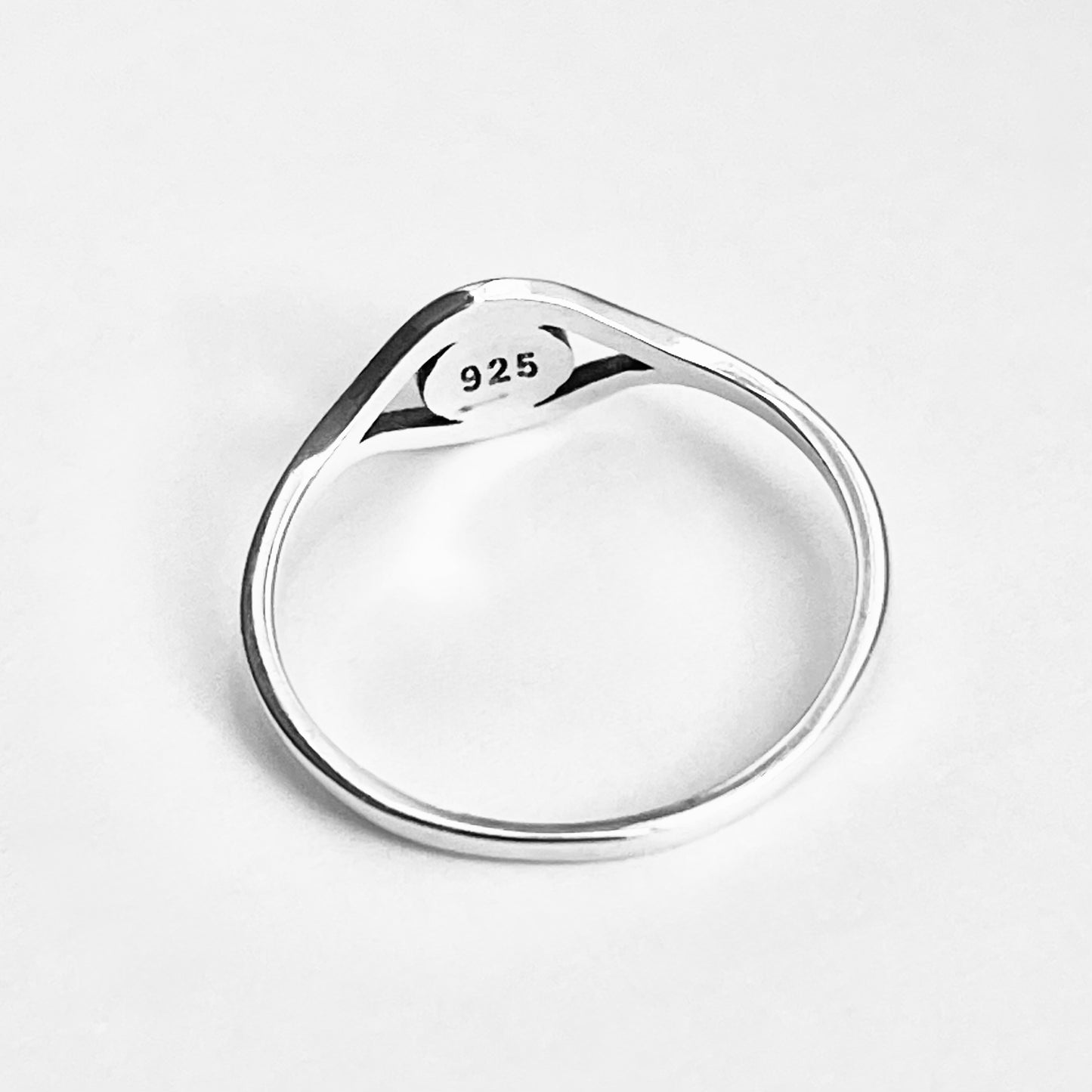 925 Sterling Silver Simple Eye Ring | Evil Eye Protection Silver Rings