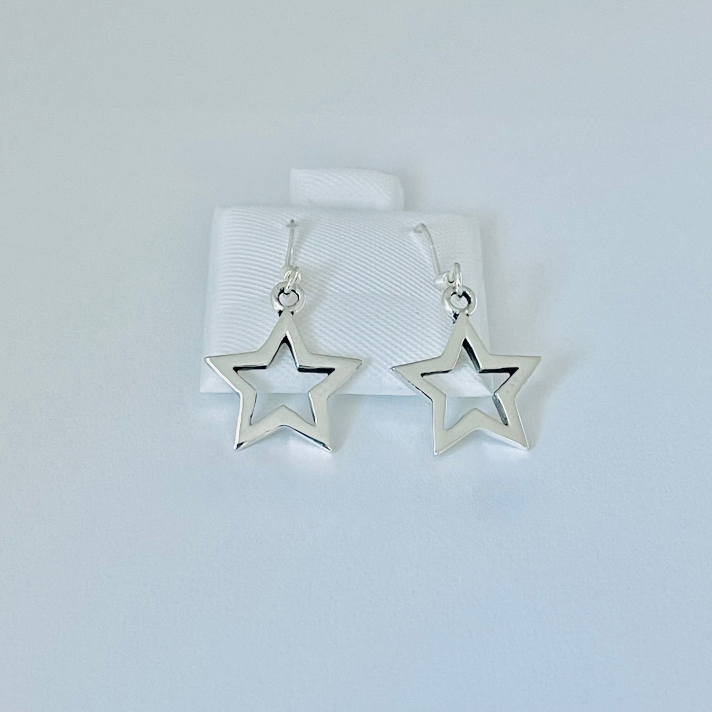 925 Sterling Silver Dangle Star Earrings | Celestial Drop Earring, Silver Jewelry