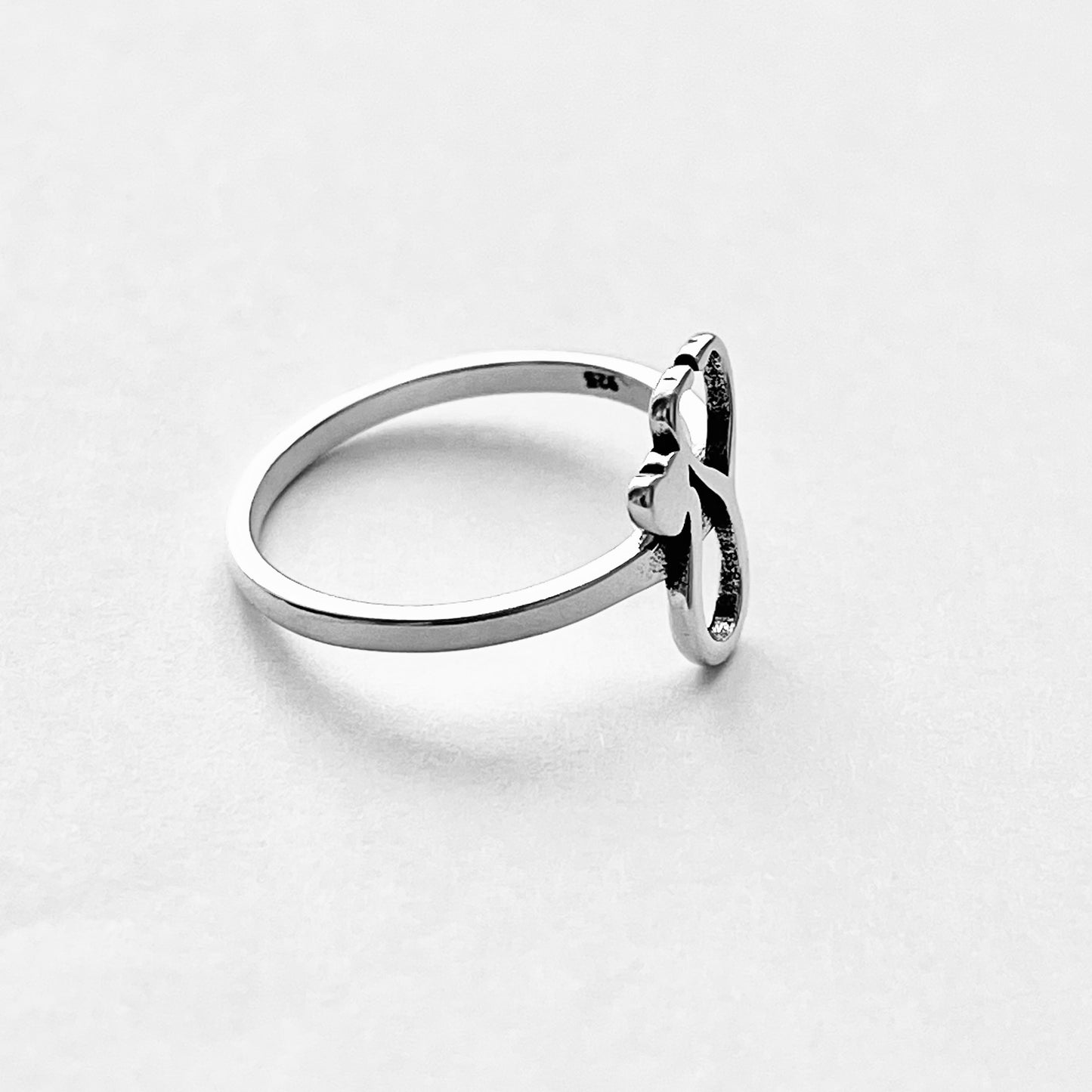 Sterling Silver Heart Stethoscope Ring, Doctor and Nurse Rings, Hearts, EMT