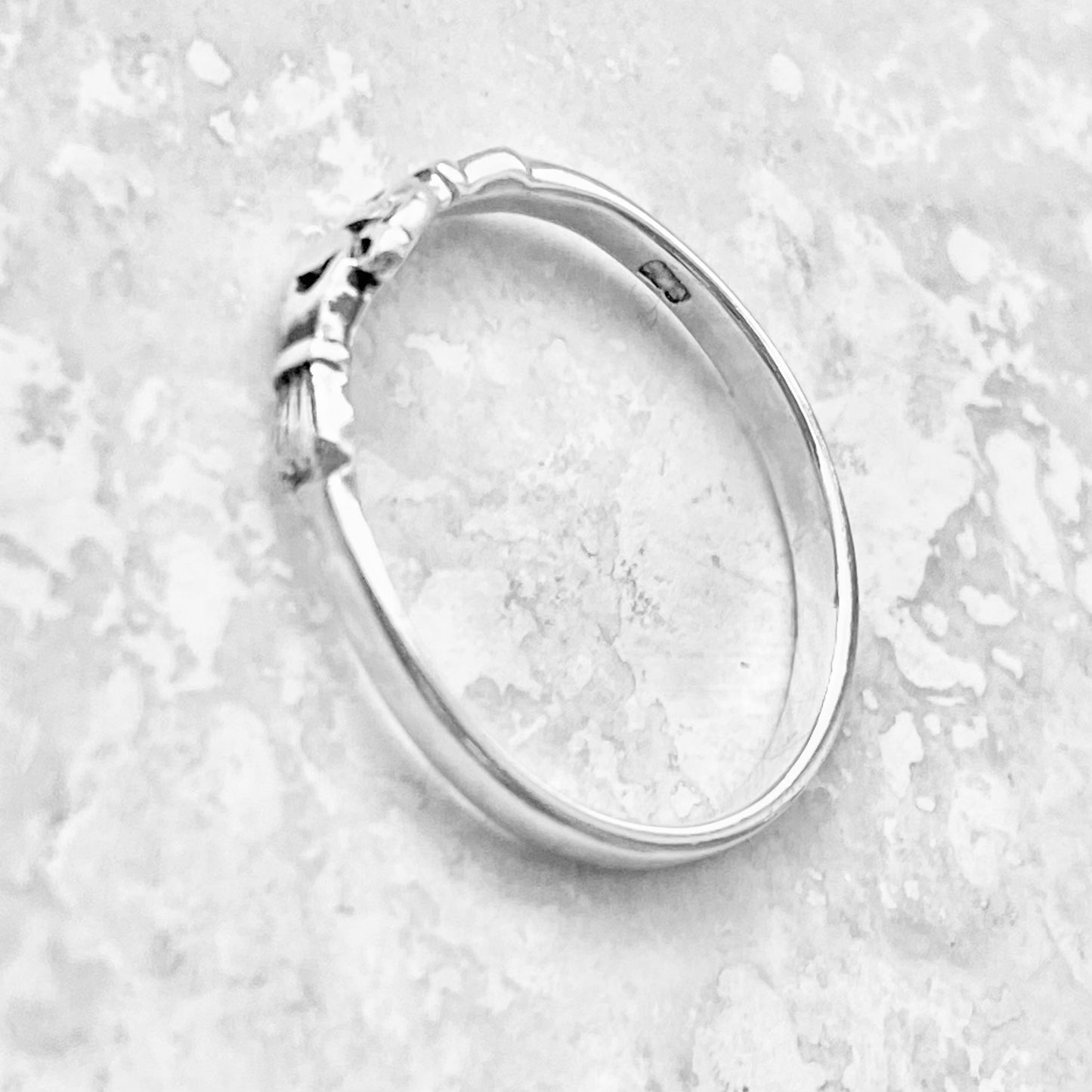 925 Sterling Silver Mini Irish Claddagh Ring | Dainty Heart Friendship Loyalty Rings