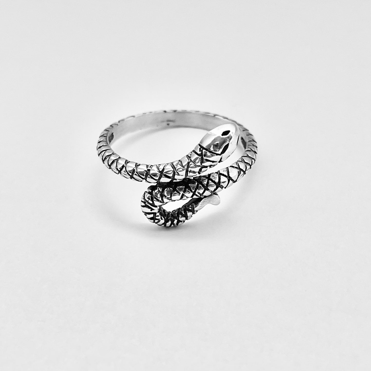 Sterling Silver Small Snake Ring, Reptile Rings, Animal Ring, Snakes