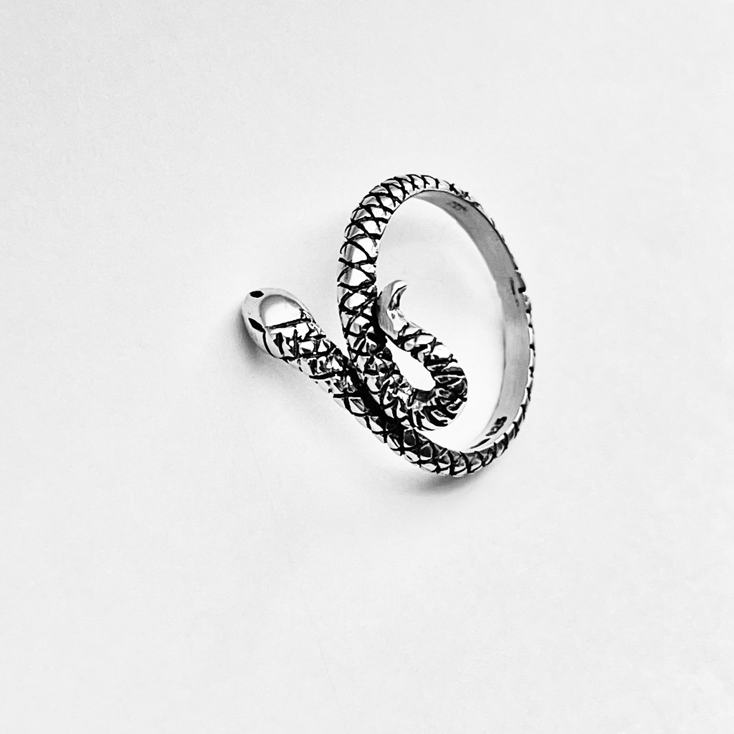 Sterling Silver Small Snake Ring, Reptile Rings, Animal Ring, Snakes