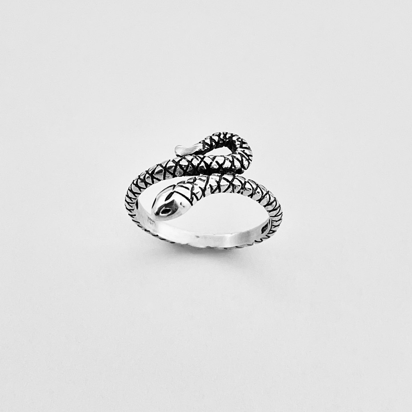 Sterling Silver Small Snake Ring, Reptile Rings, Animal Ring, Snakes