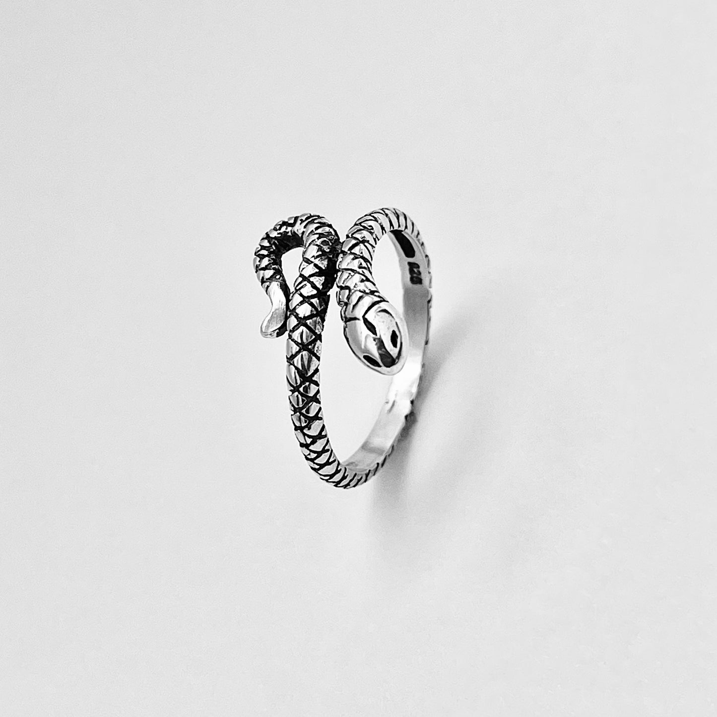 Sterling Silver Small Snake Ring, Reptile Rings, Animal Ring, Snakes