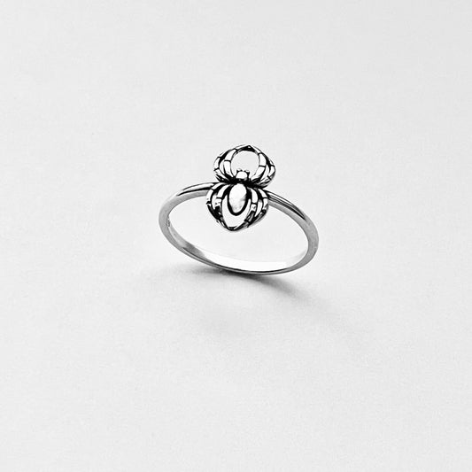 925 Sterling Silver Small Spider Ring | Insect & Bug Jewelry