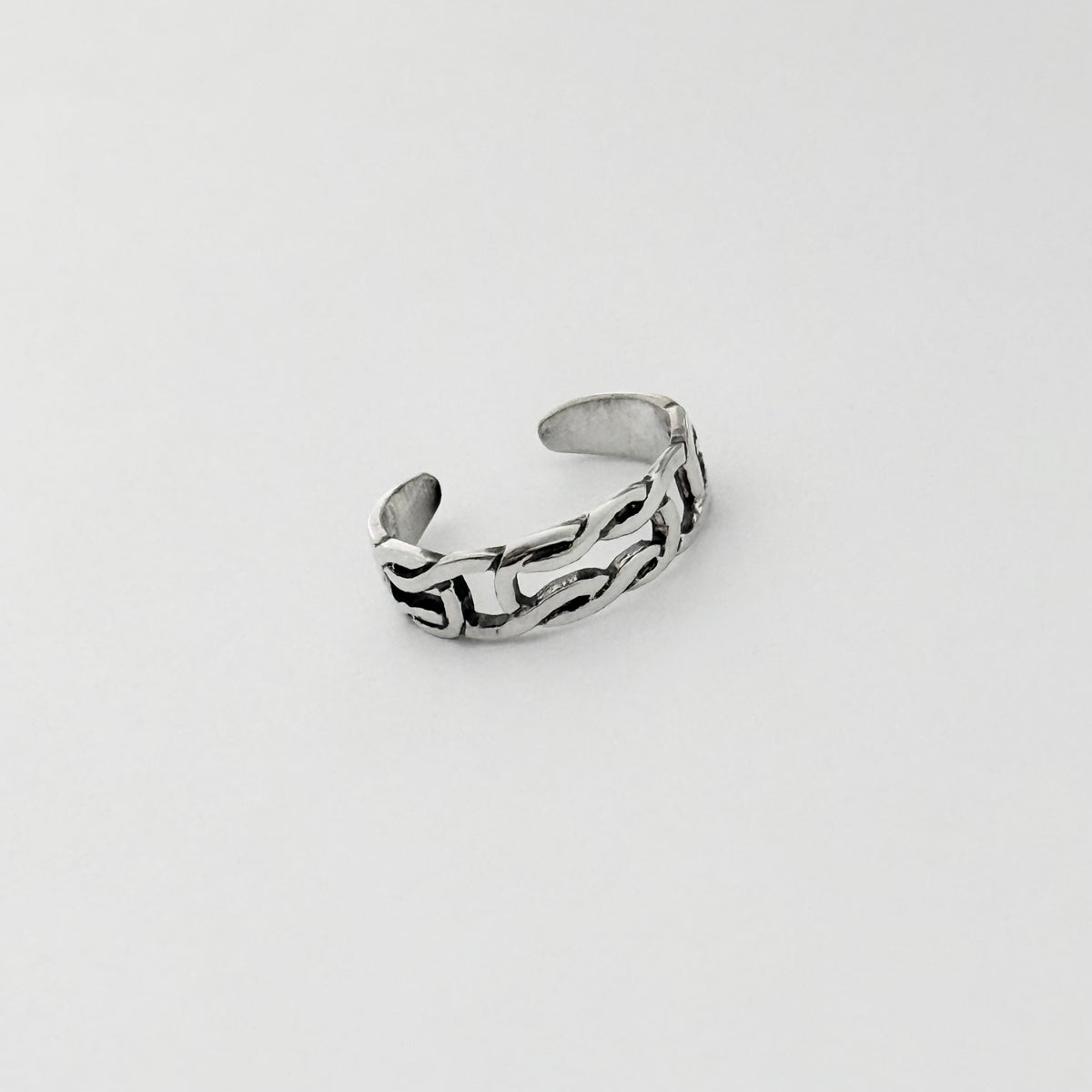 925 Sterling Silver Celtic Knot Band Toe Ring | Infinity Love Knots Silver Rings