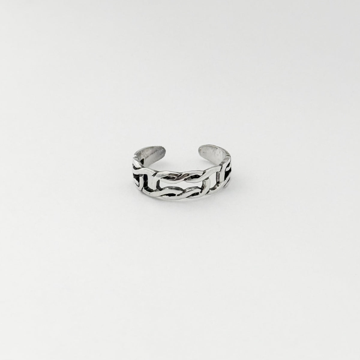 925 Sterling Silver Celtic Knot Band Toe Ring | Infinity Love Knots Silver Rings