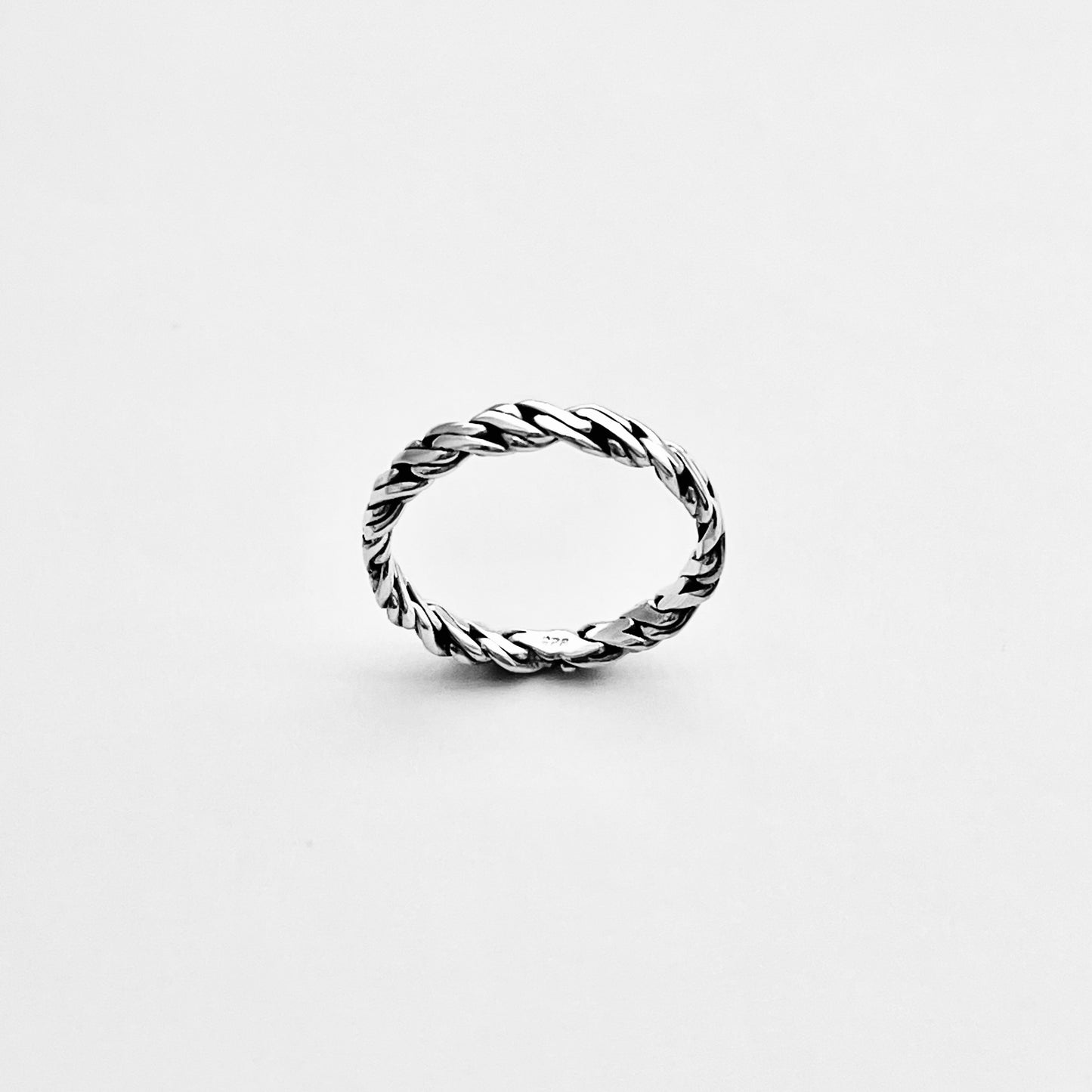 Sterling Silver Eternity Crazy Rope Ring | Twist Wedding Bands, Twisted Braid Jewelry
