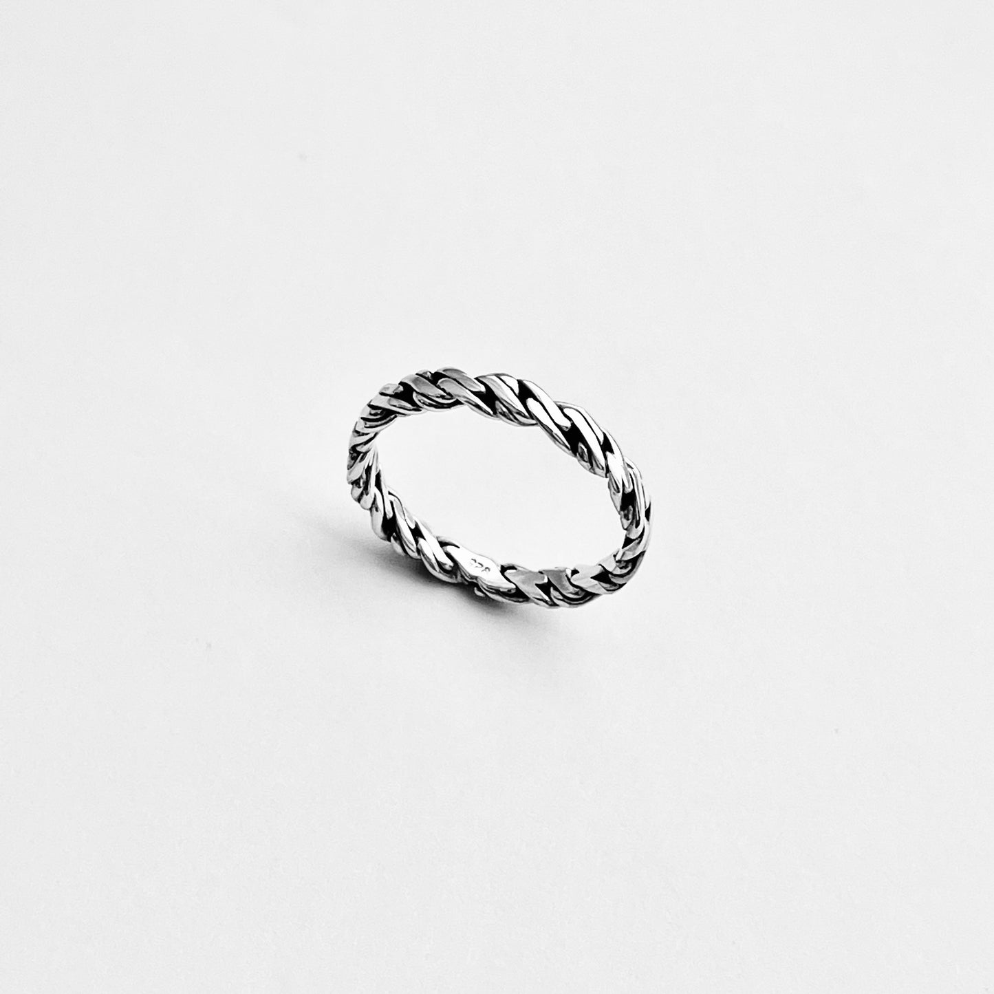 Sterling Silver Eternity Crazy Rope Ring | Twist Wedding Bands, Twisted Braid Jewelry
