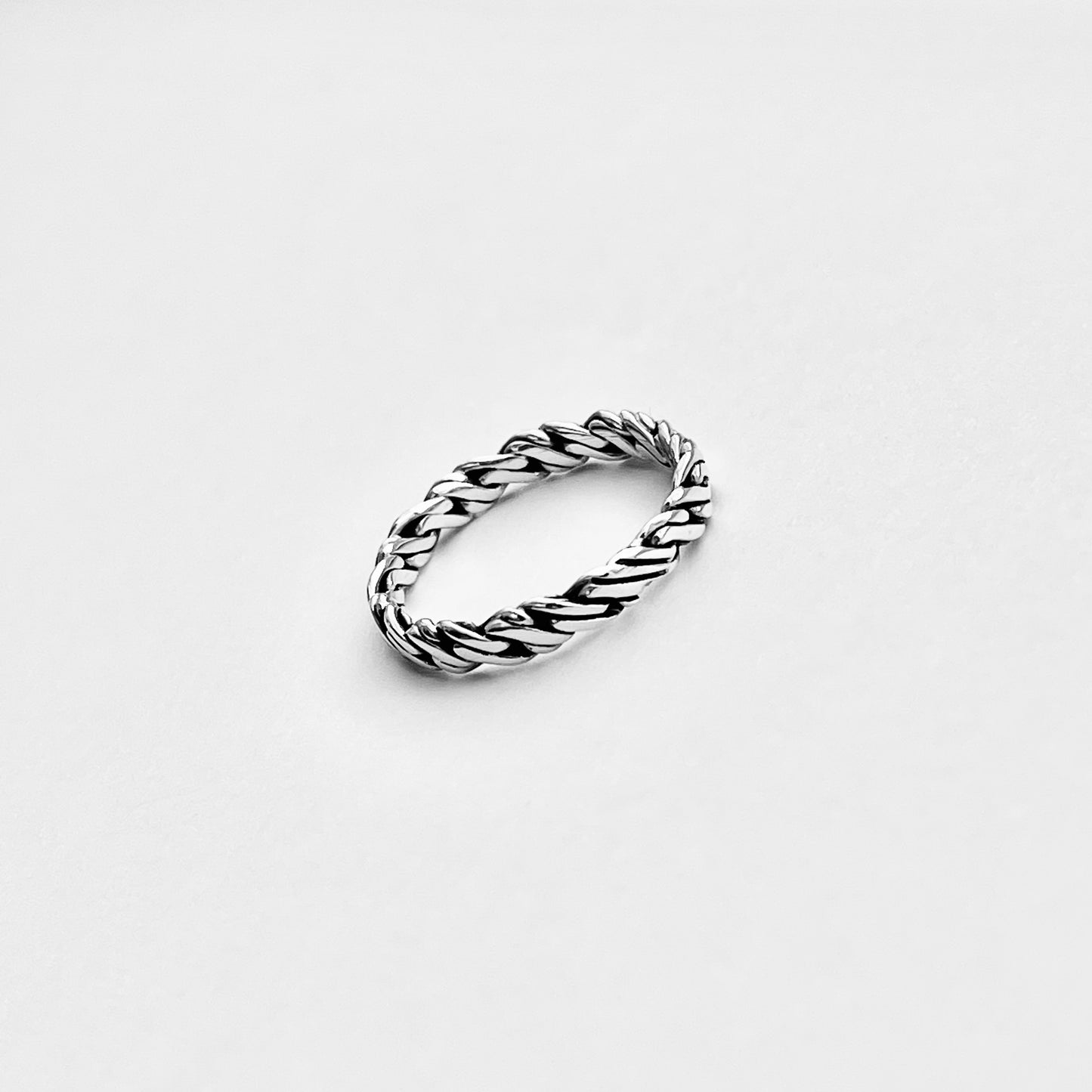 Sterling Silver Eternity Crazy Rope Ring | Twist Wedding Bands, Twisted Braid Jewelry